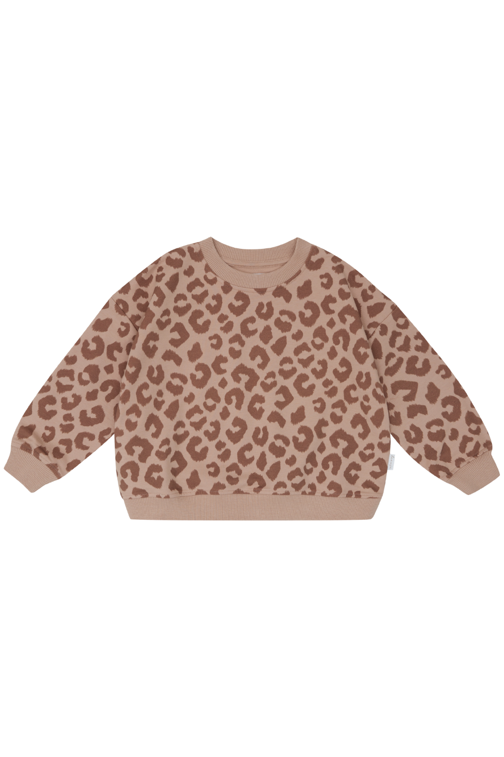 Brown Leopard Print Sweater for Kids
