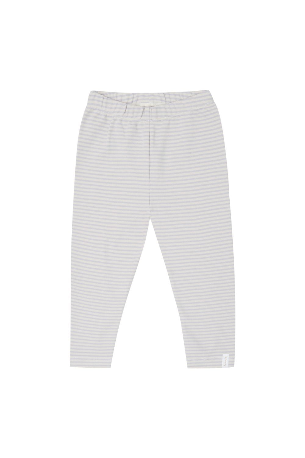 Jersey Leggings 'lavender stripes' aus Bio-Baumwolle