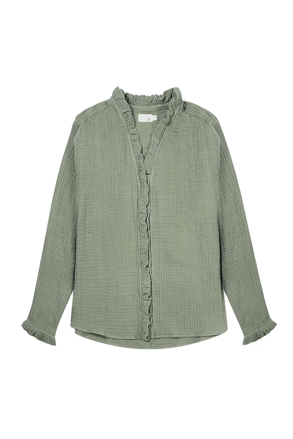 leevje by AM Musselinbluse Rozanne 'green'