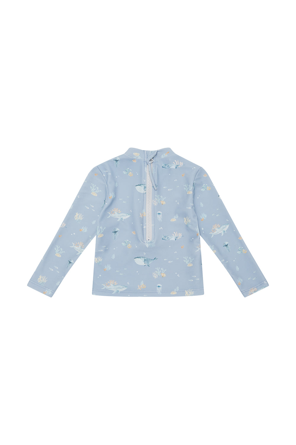 UV-Langarmshirt blau 'under the sea'