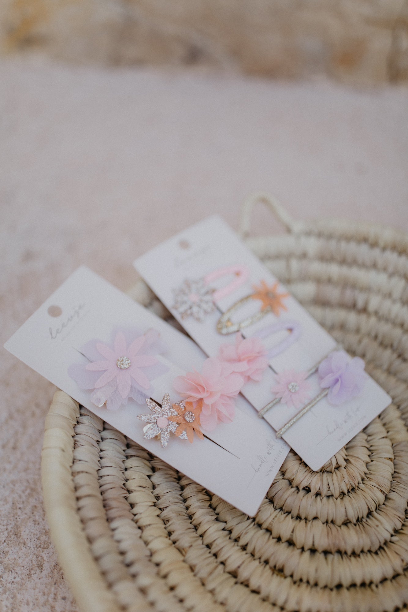Haarspangen 'flower power mix'