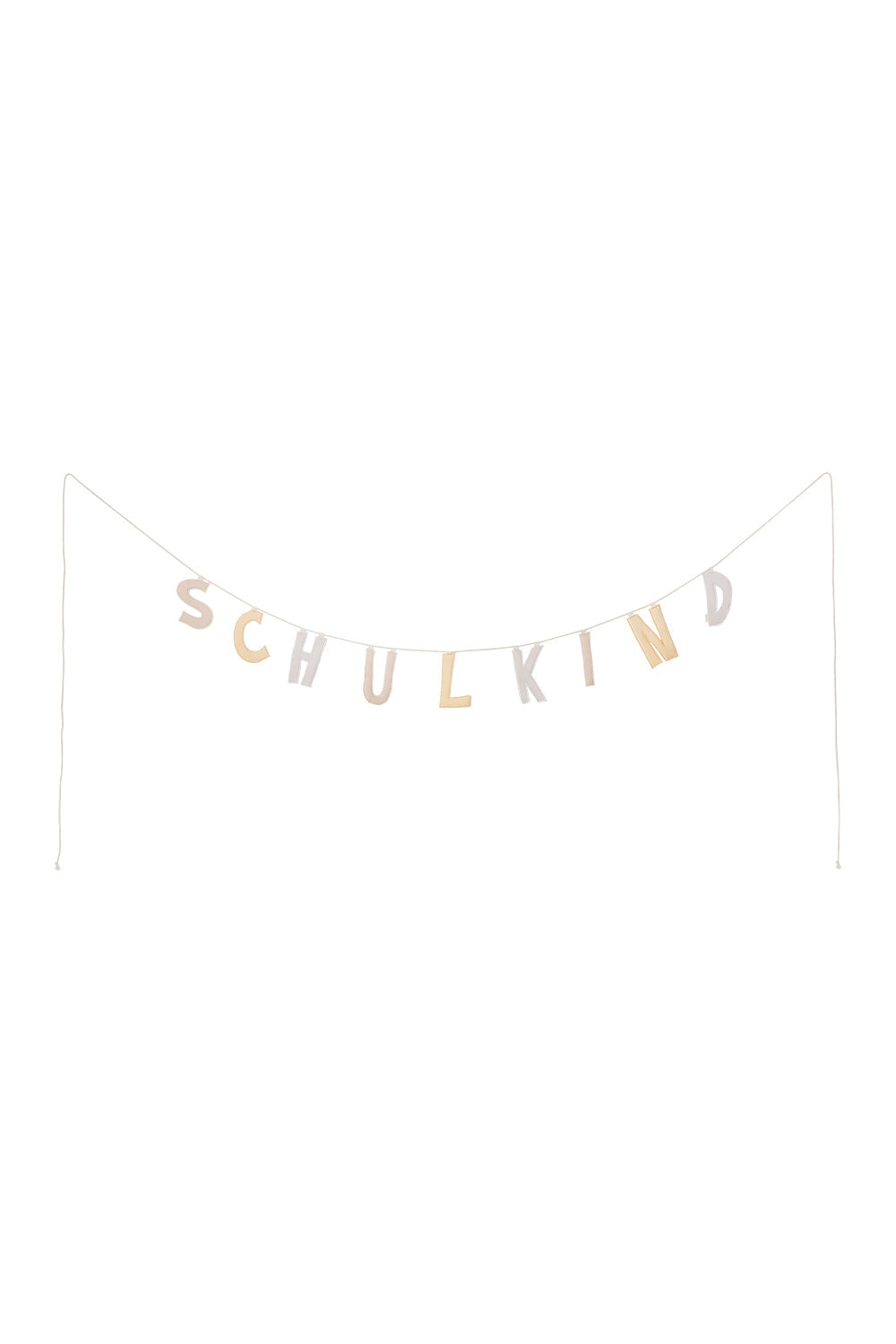 Girlande 'Schulkind' in lavender