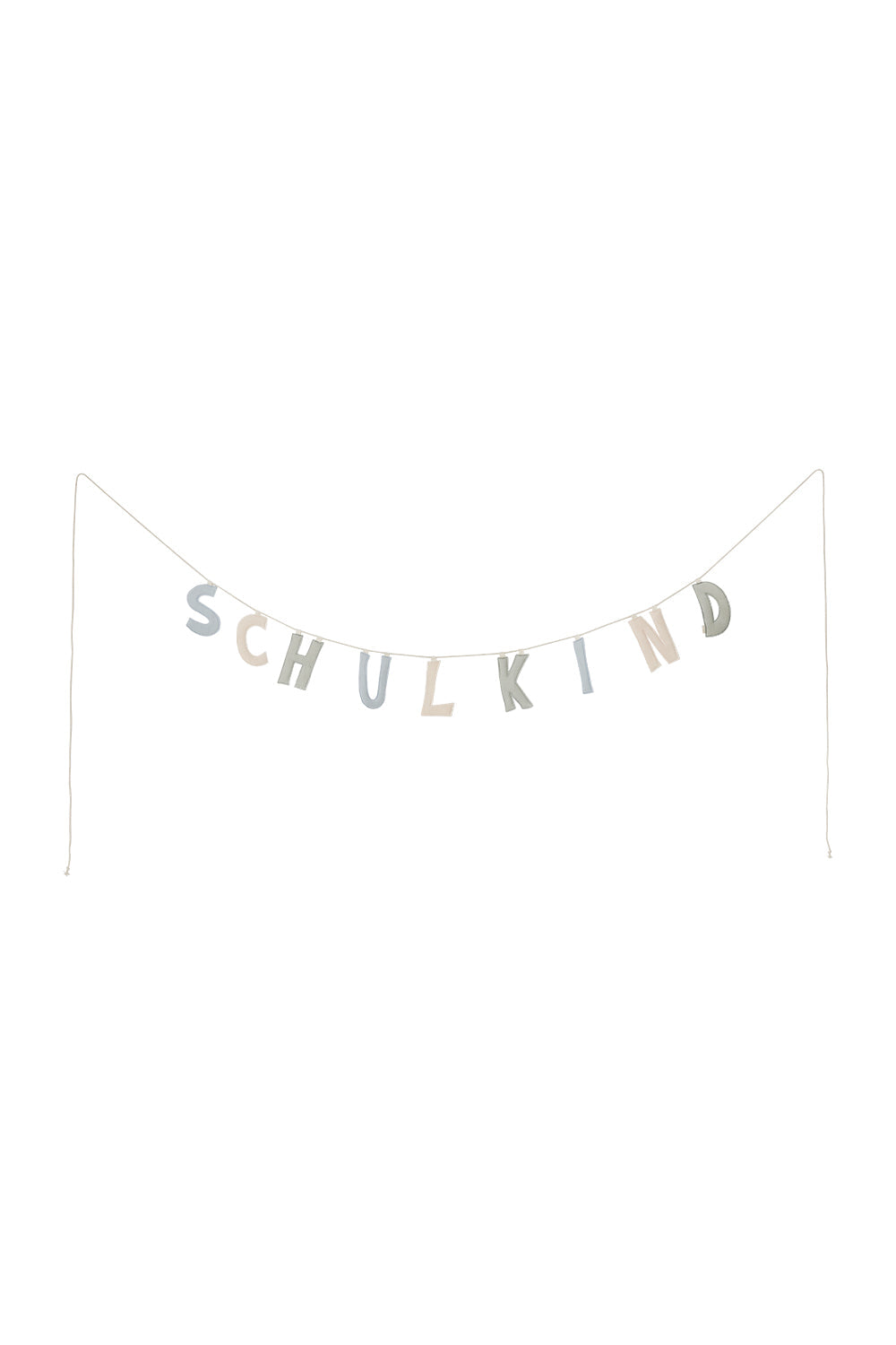 Girlande 'Schulkind' in blau