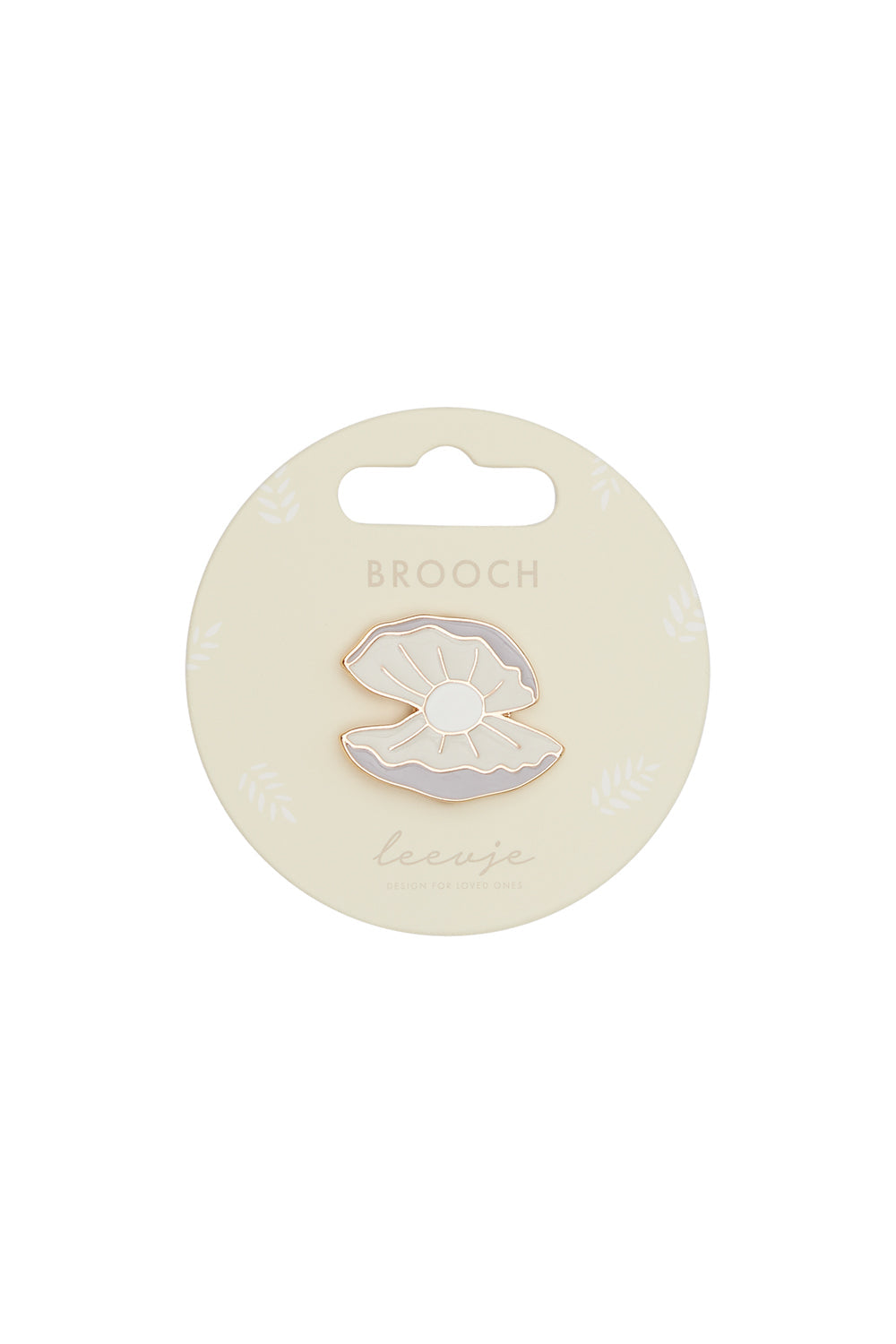 Brosche 'seashell'