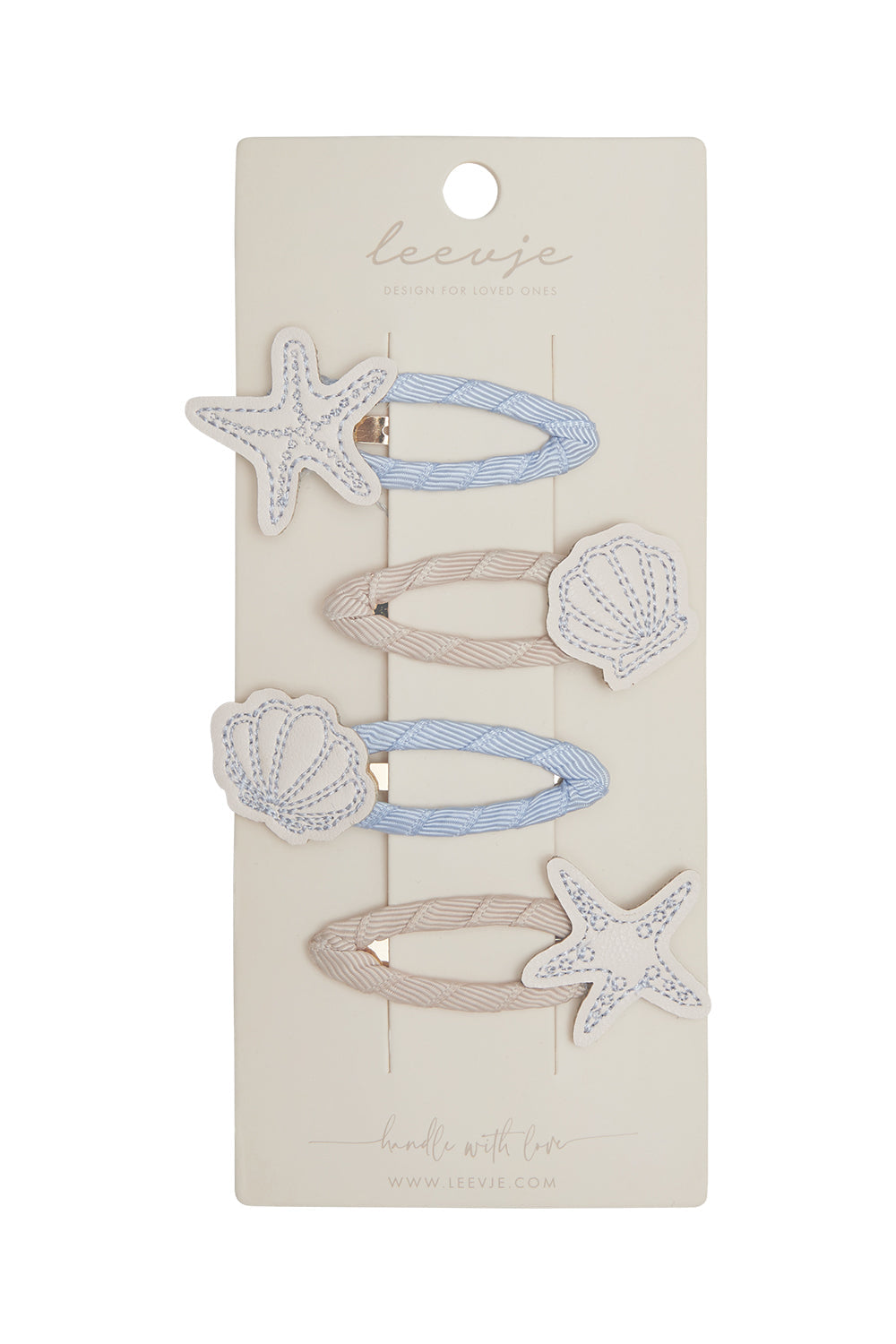 Haarspangen 'blue beach clips'