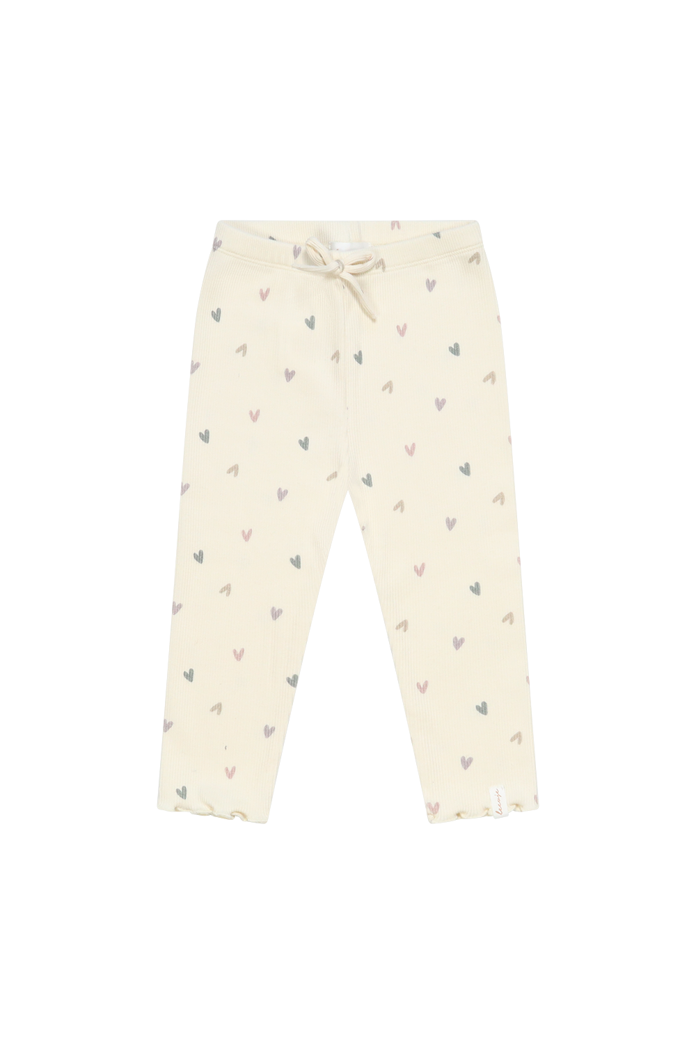 Leggings 'hearts' mit Schleife aus Bio-Baumwolle