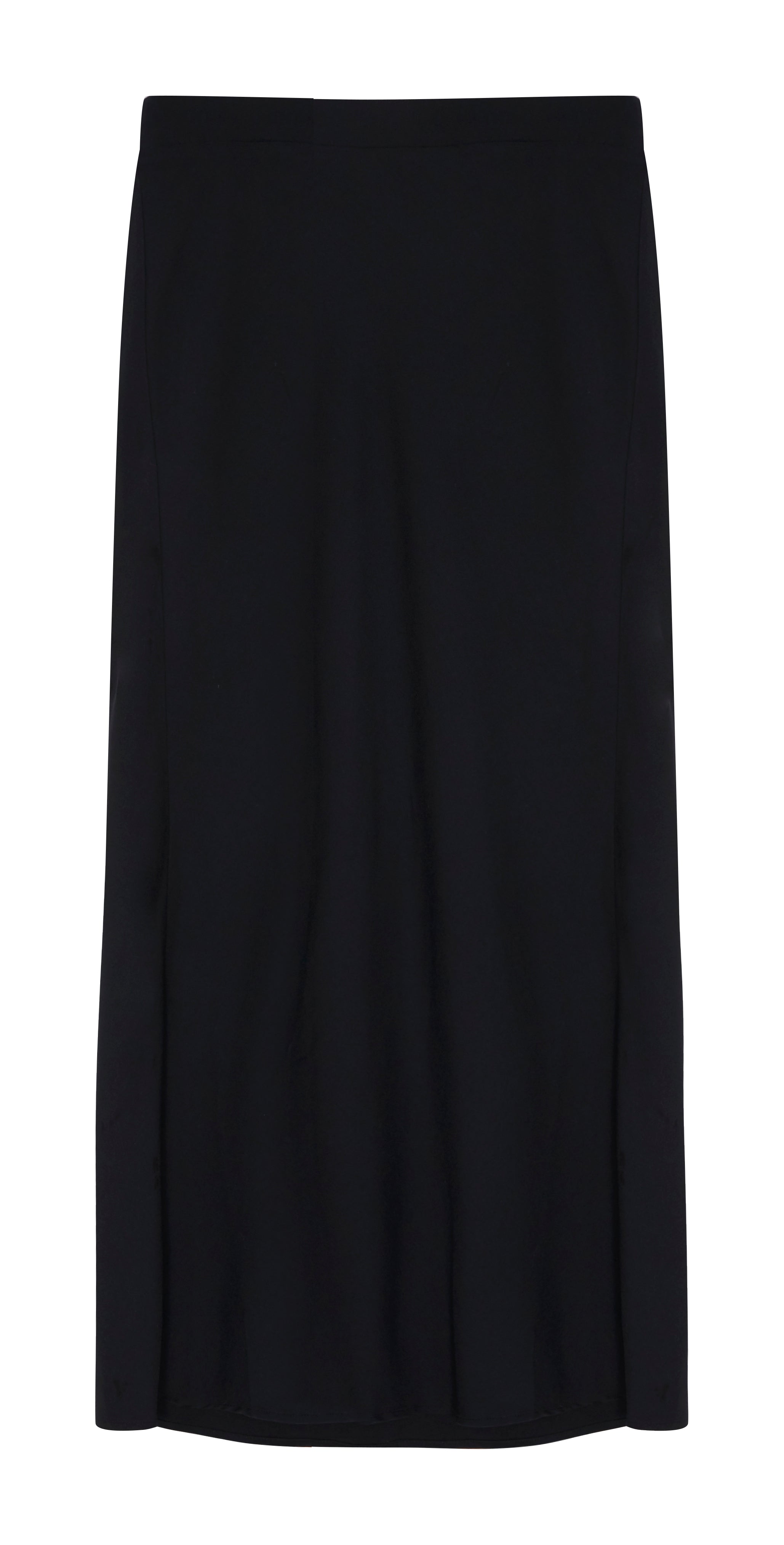 Midi-Rock „Black“ mit hoher Taille