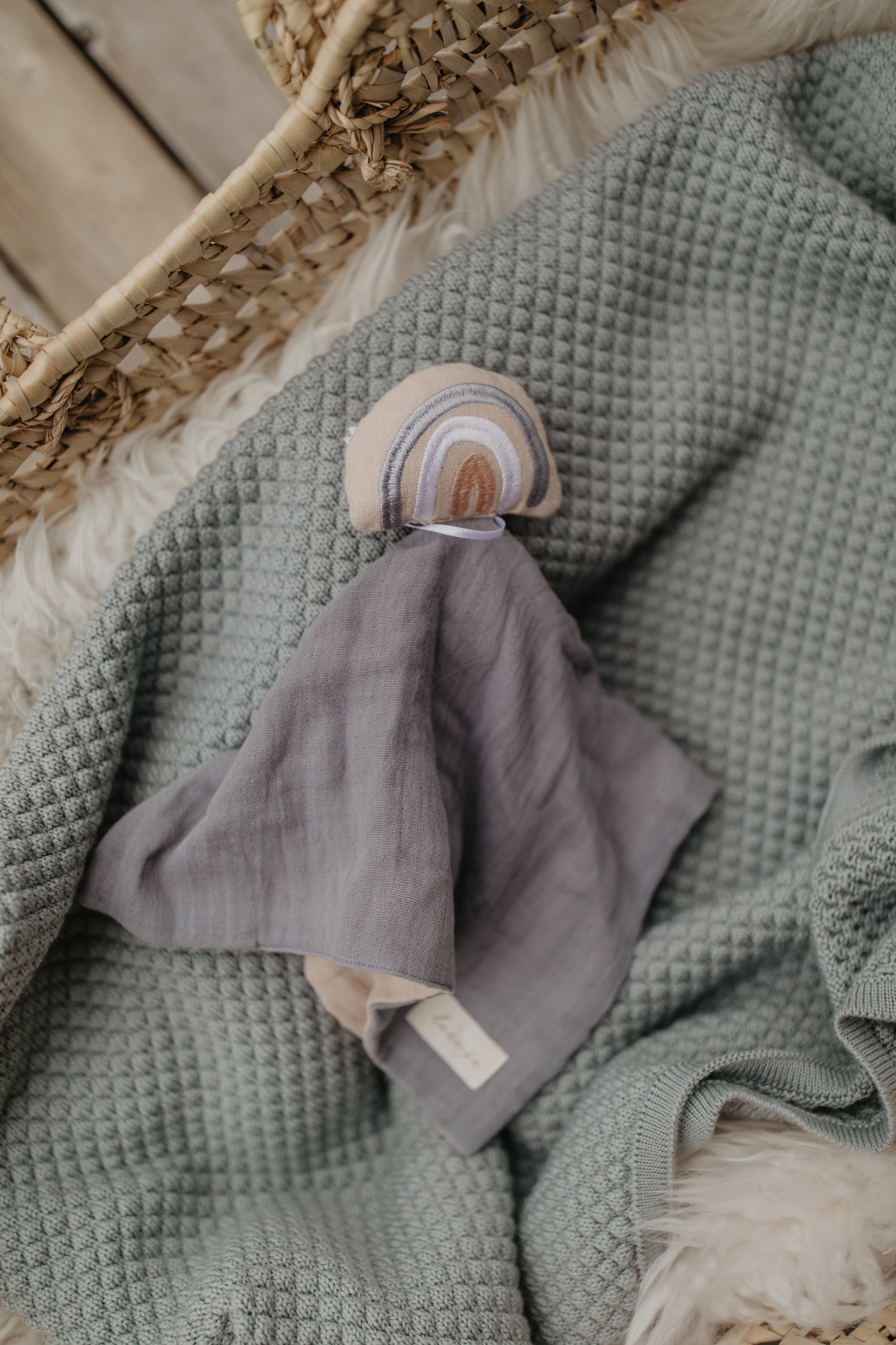 Muslin Cuddle Cloth 'Rainbow'