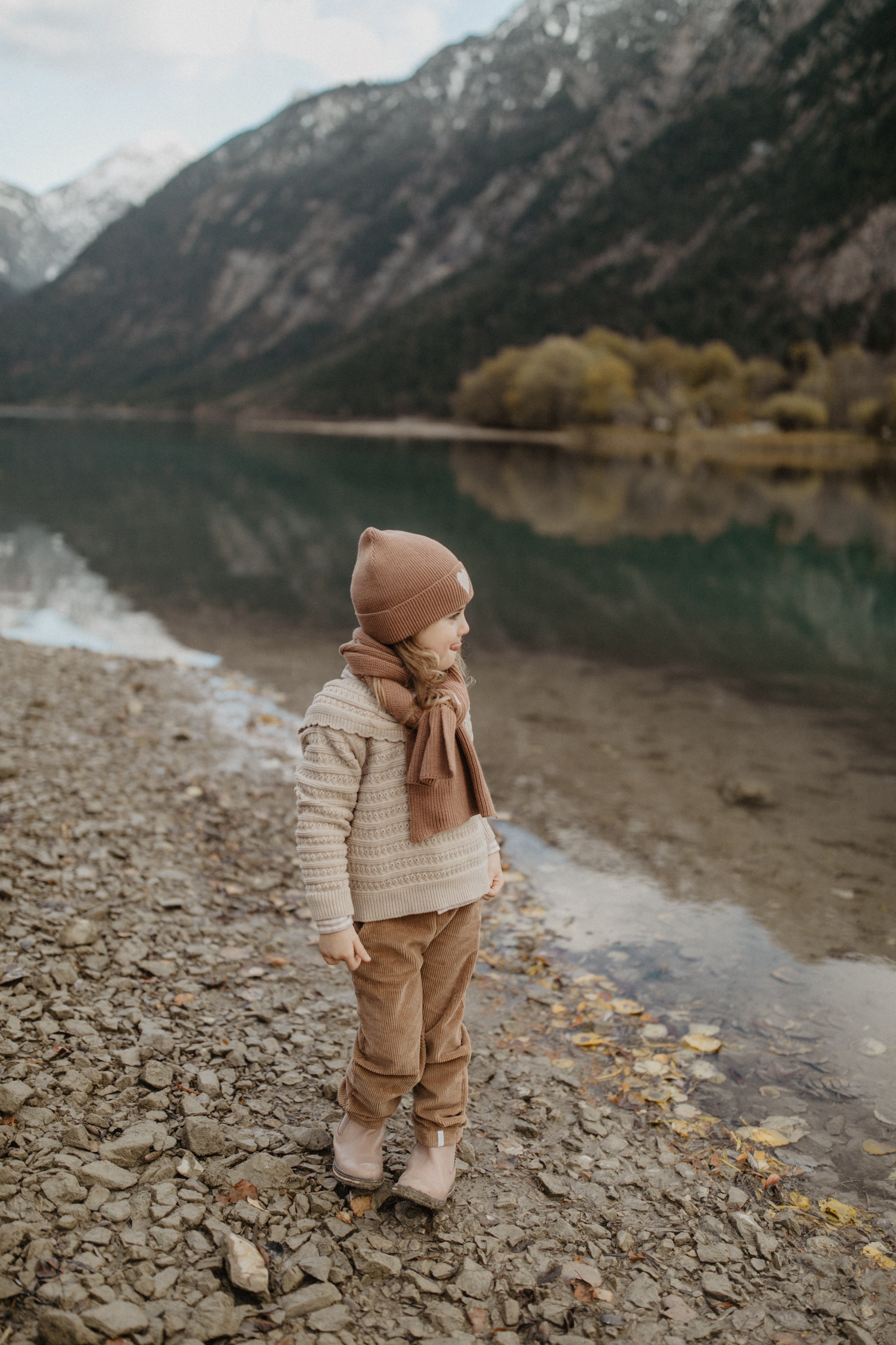 Chunky Knit Jumper with Peter Pan Collar