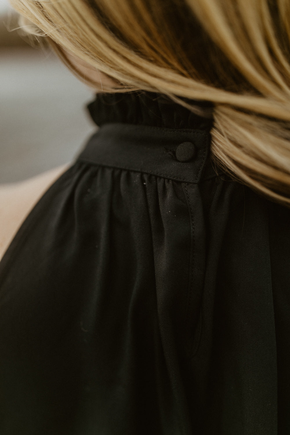 Top mit Rüschen 'black'