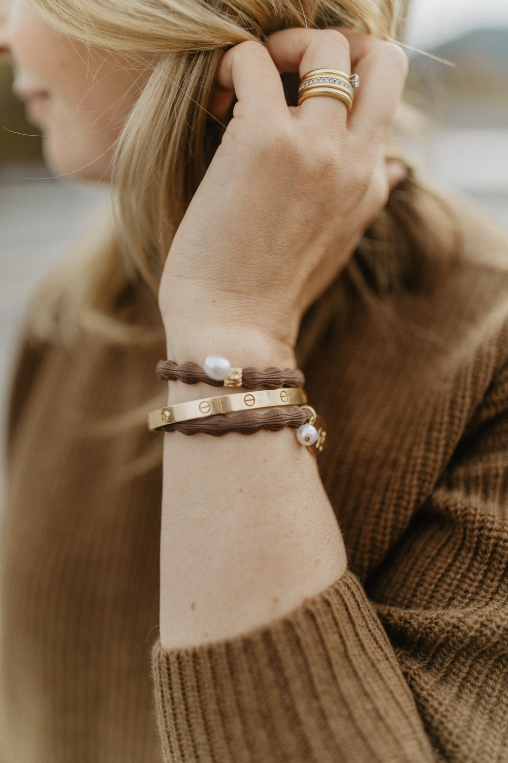 Hair Tie Set for Women – Brown Mix (3er Set)