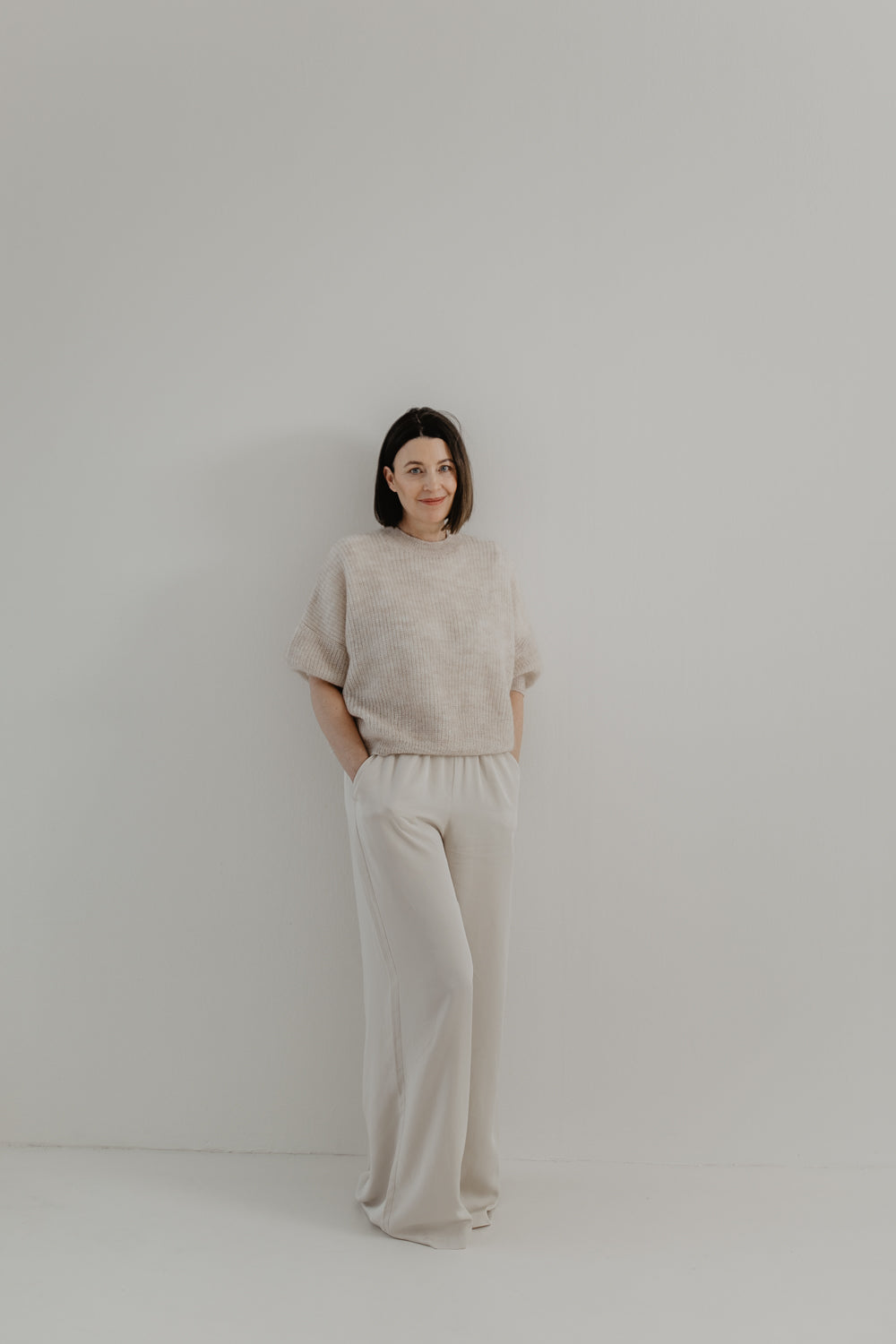 01.01.15 — The Oversized Knit Shirt / Light Brown