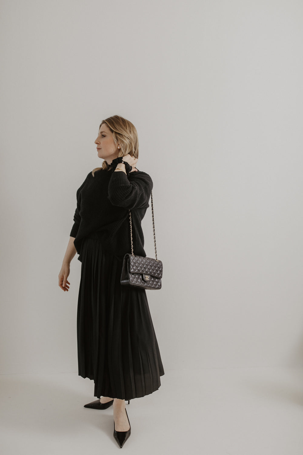 01.02.01 — The Pleated Skirt / Black