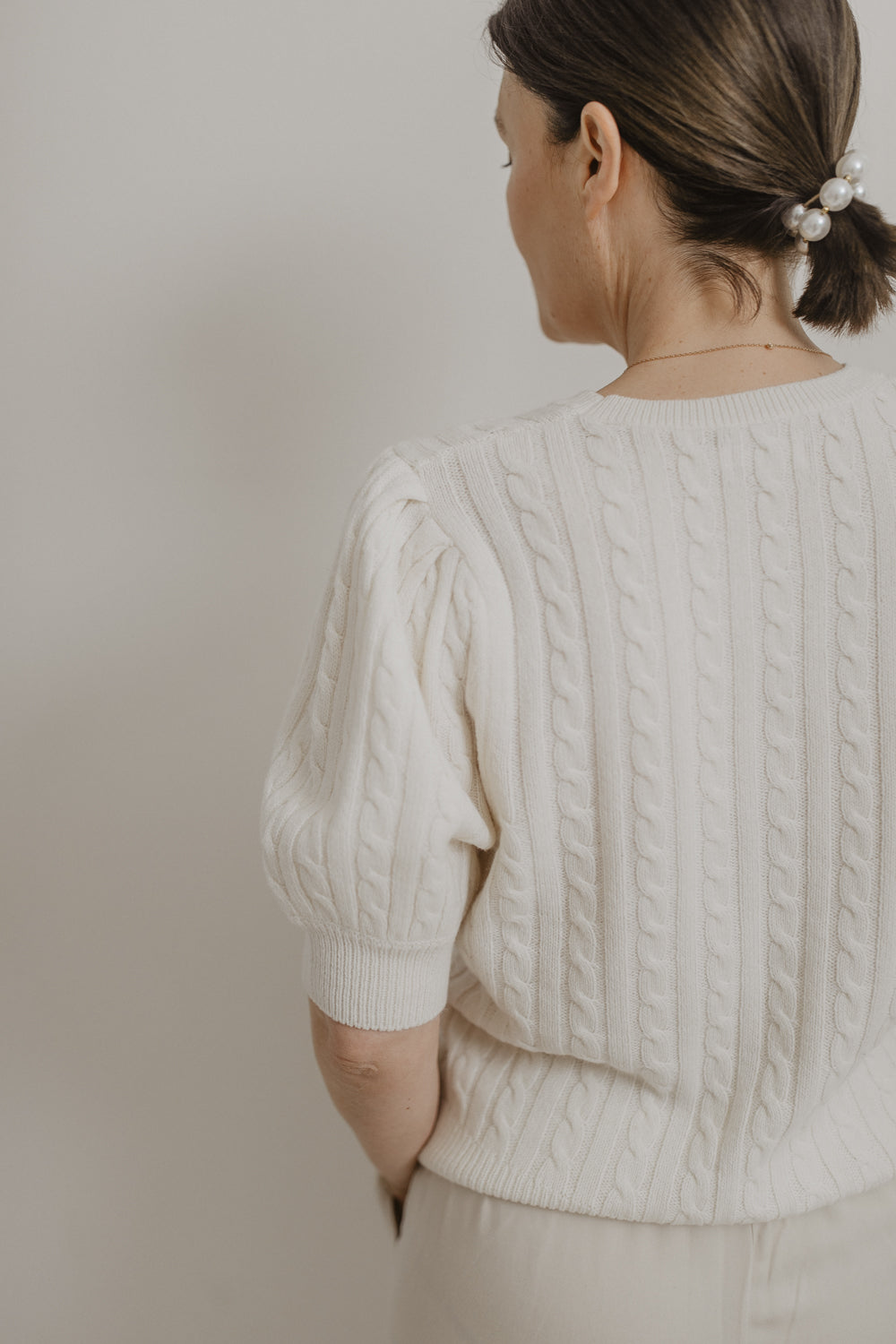 01.03.02 — The Knit Tee / Cream