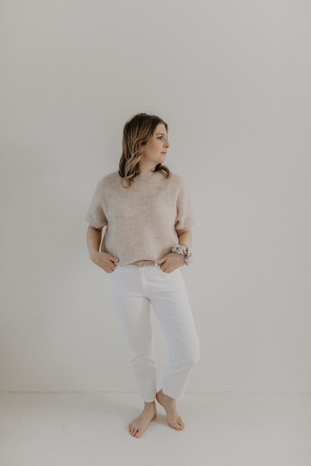 01.01.15 — The Oversized Knit Shirt / Light Brown