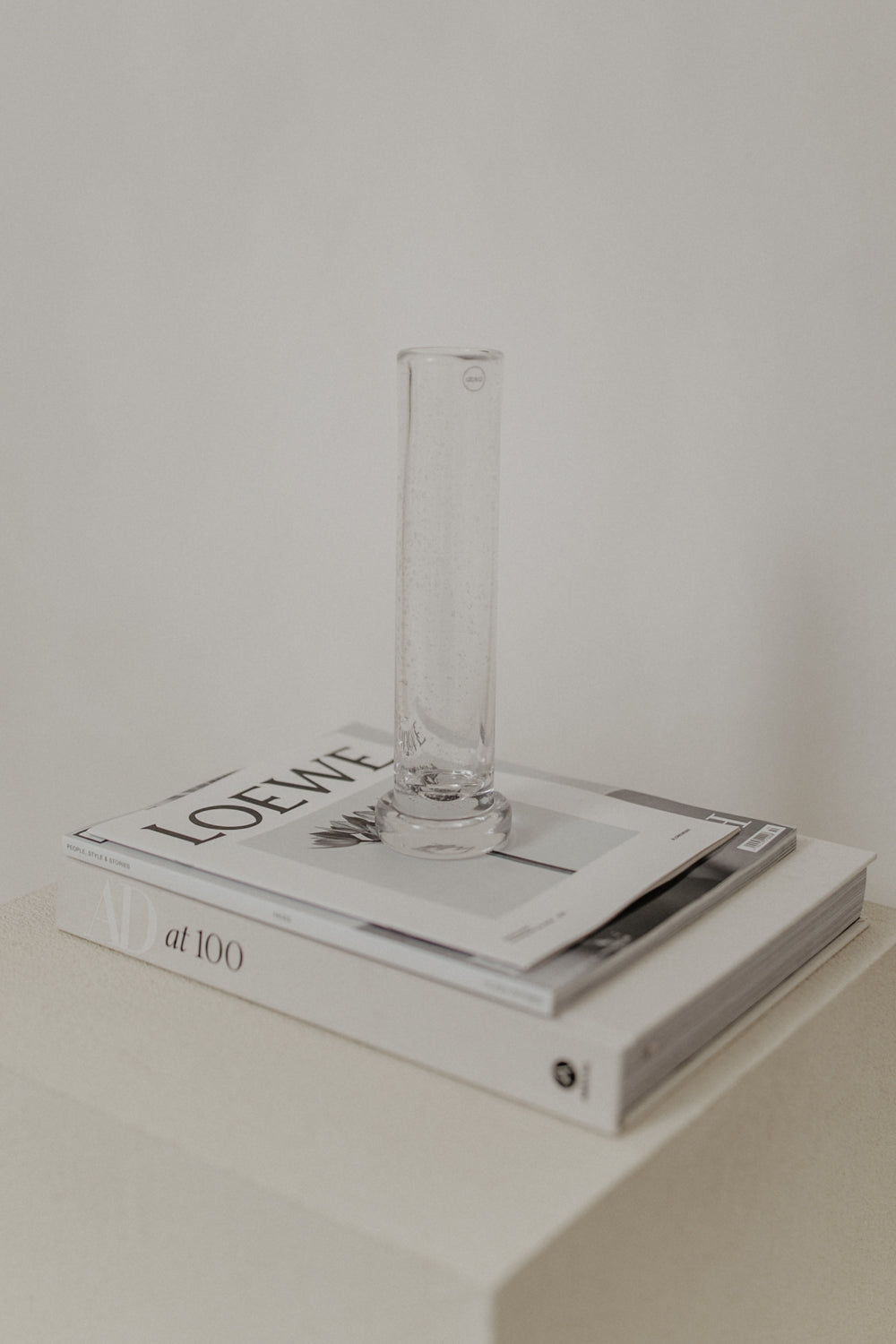 01.08.09 — The Tall Vase Small / Clear