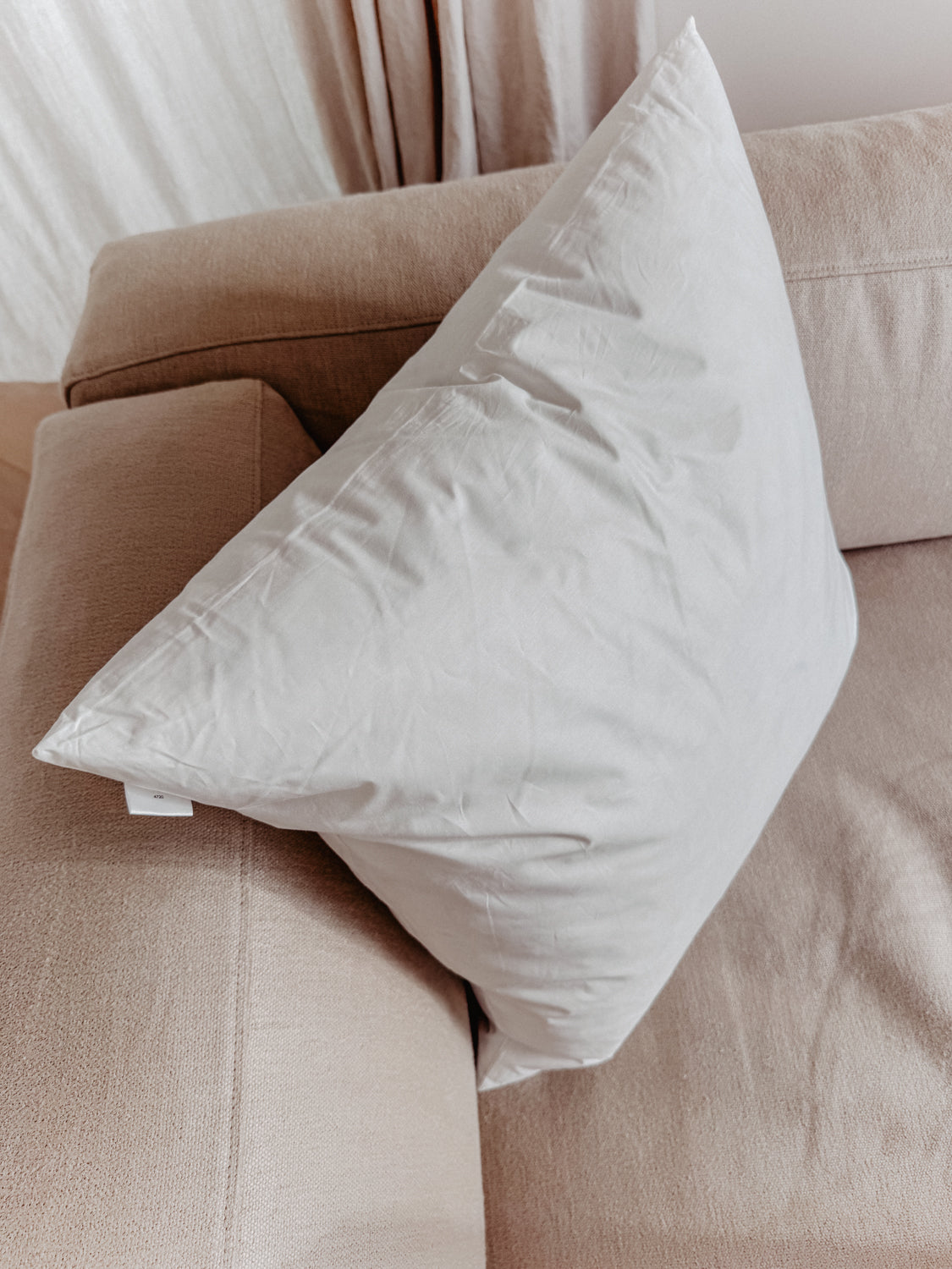 Daunenfüllung für Kissen 60x60