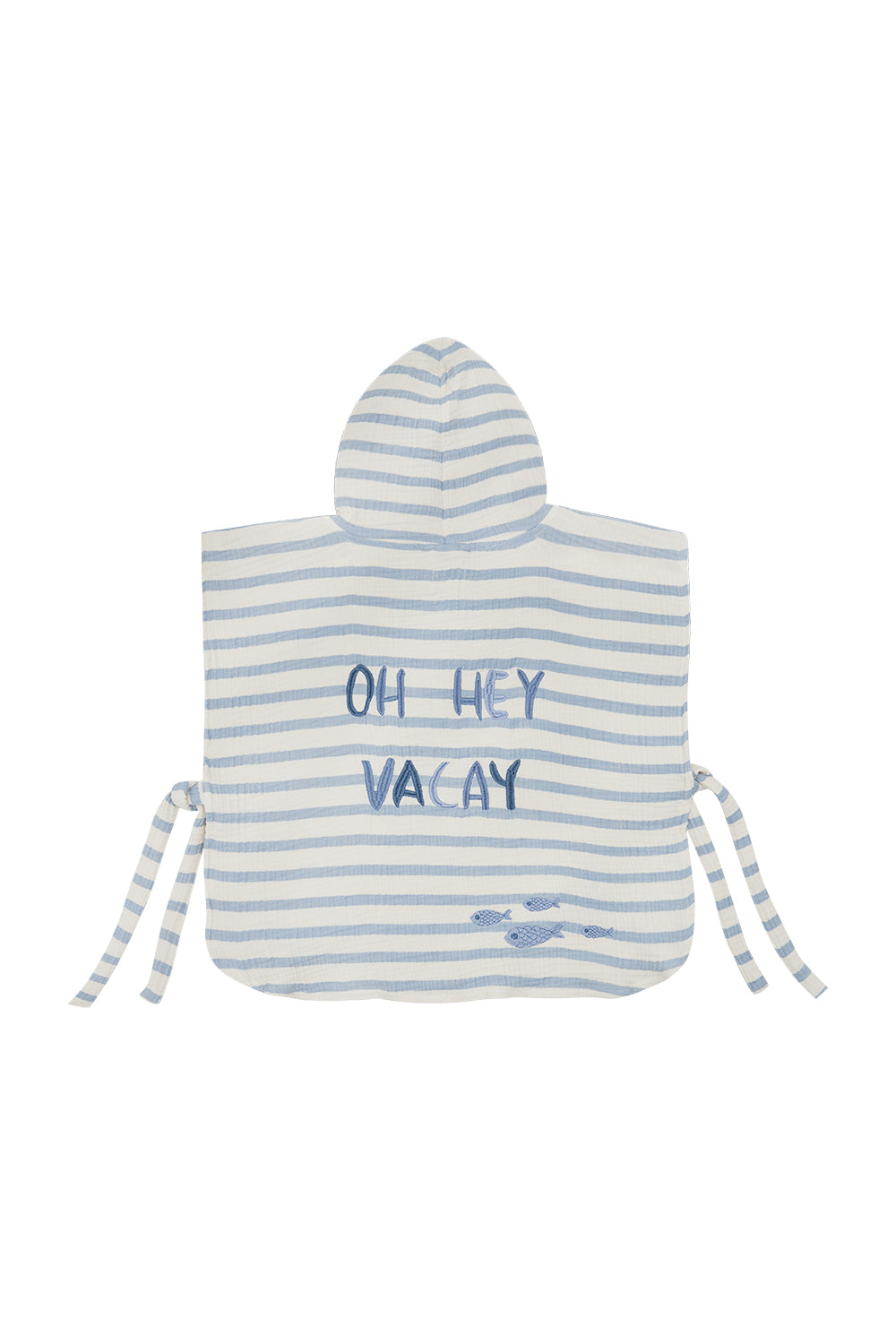 Muslin Poncho 'Oh Hey Vacay'