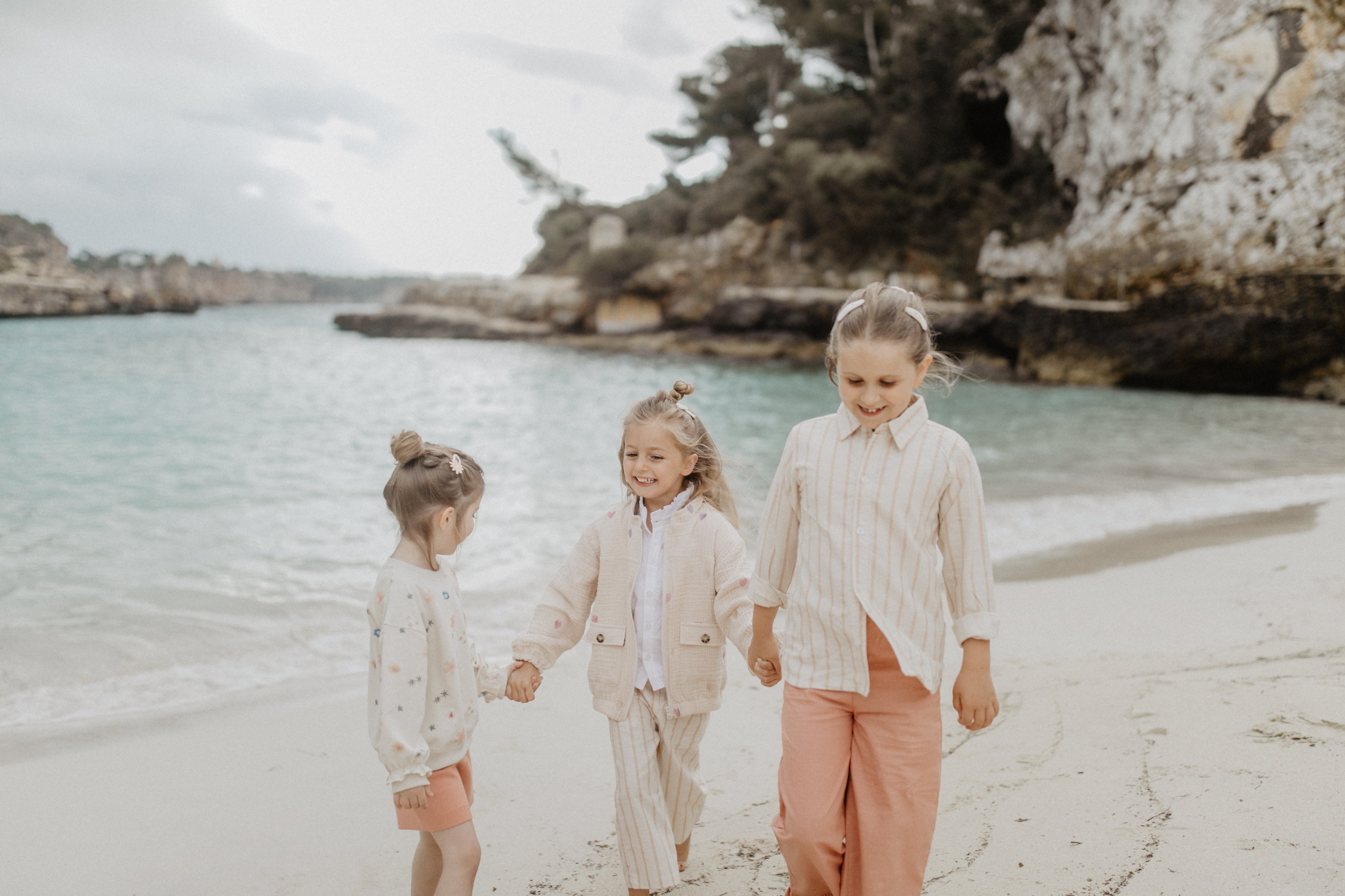 Muslin Jacket with Heart Embroidery