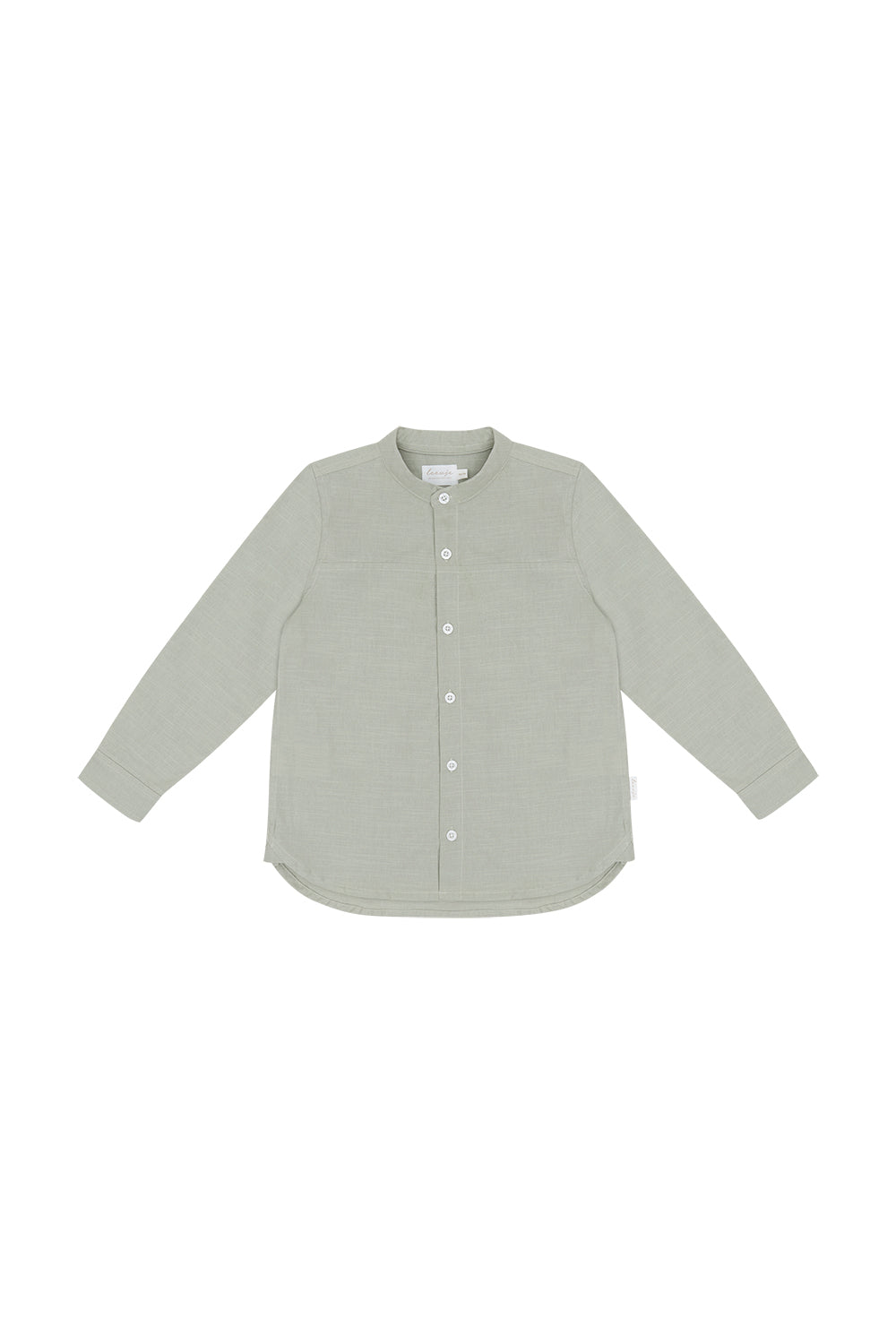 Shirt 'Soft Green' in Linen Optic