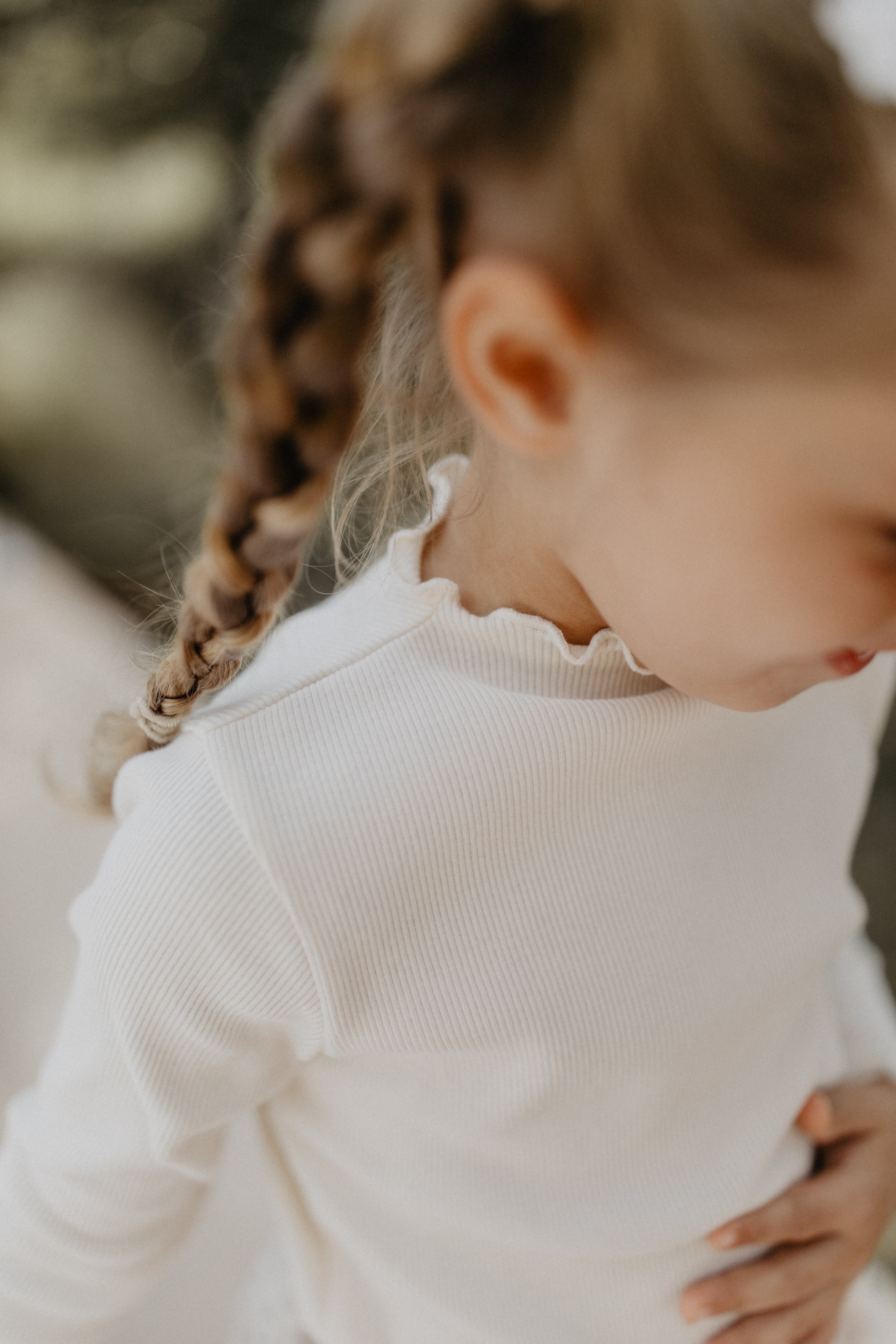 Long-Sleeved Top 'light beige' with Turtleneck
