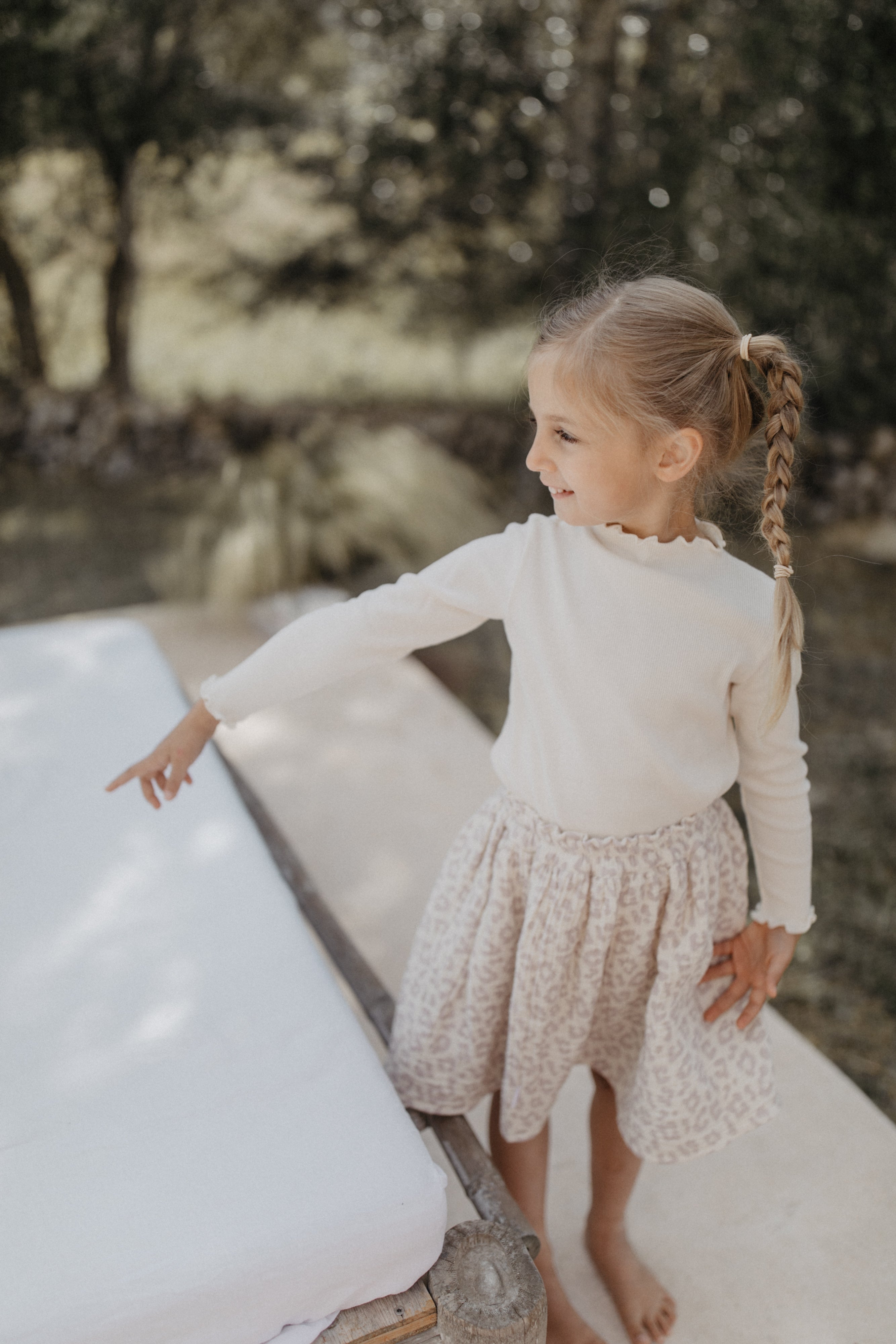 Muslin Skirt ‘Leopard’