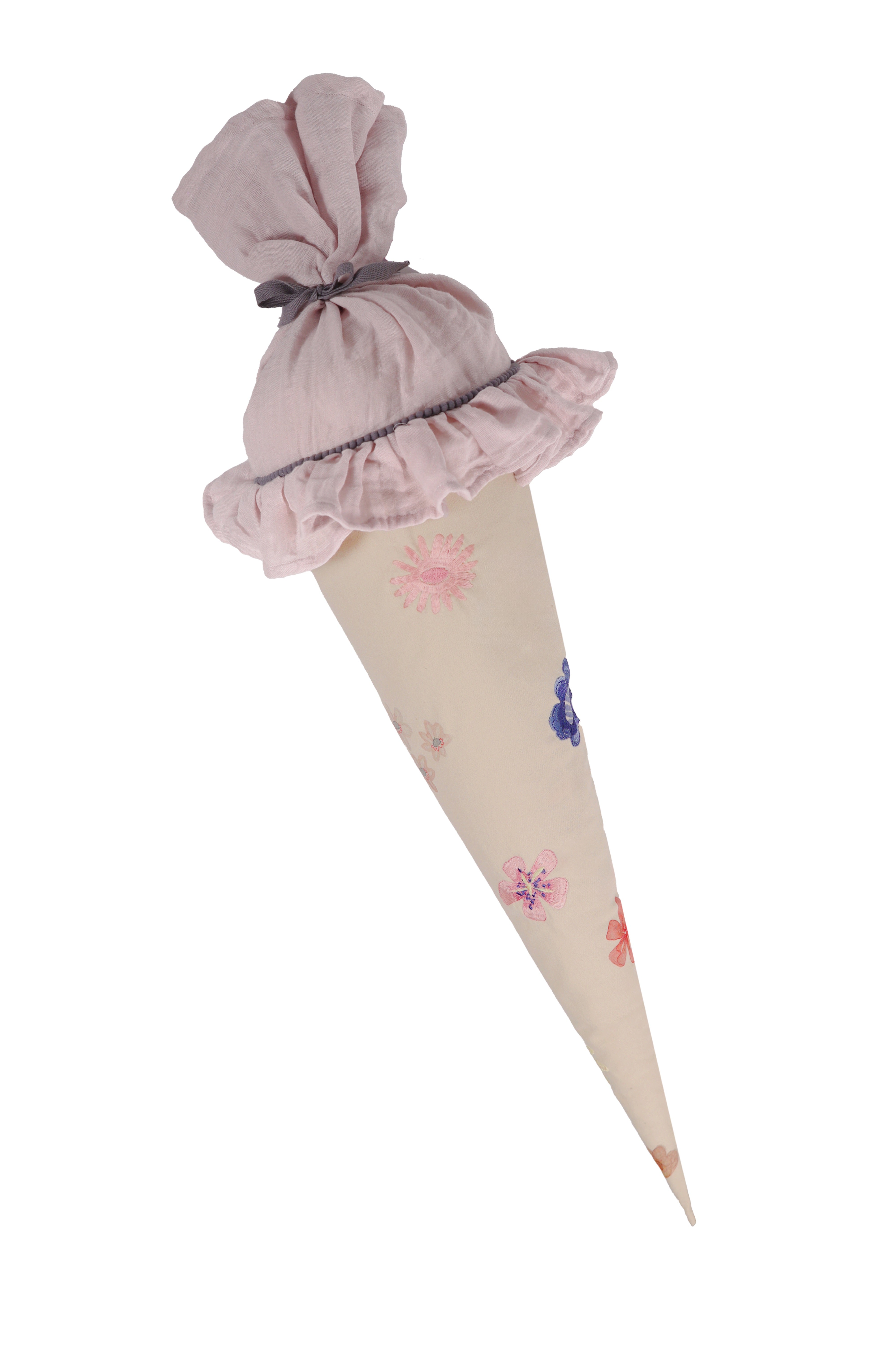 Large School Cone 'Flowers' with Cardboard Cone and Pillow