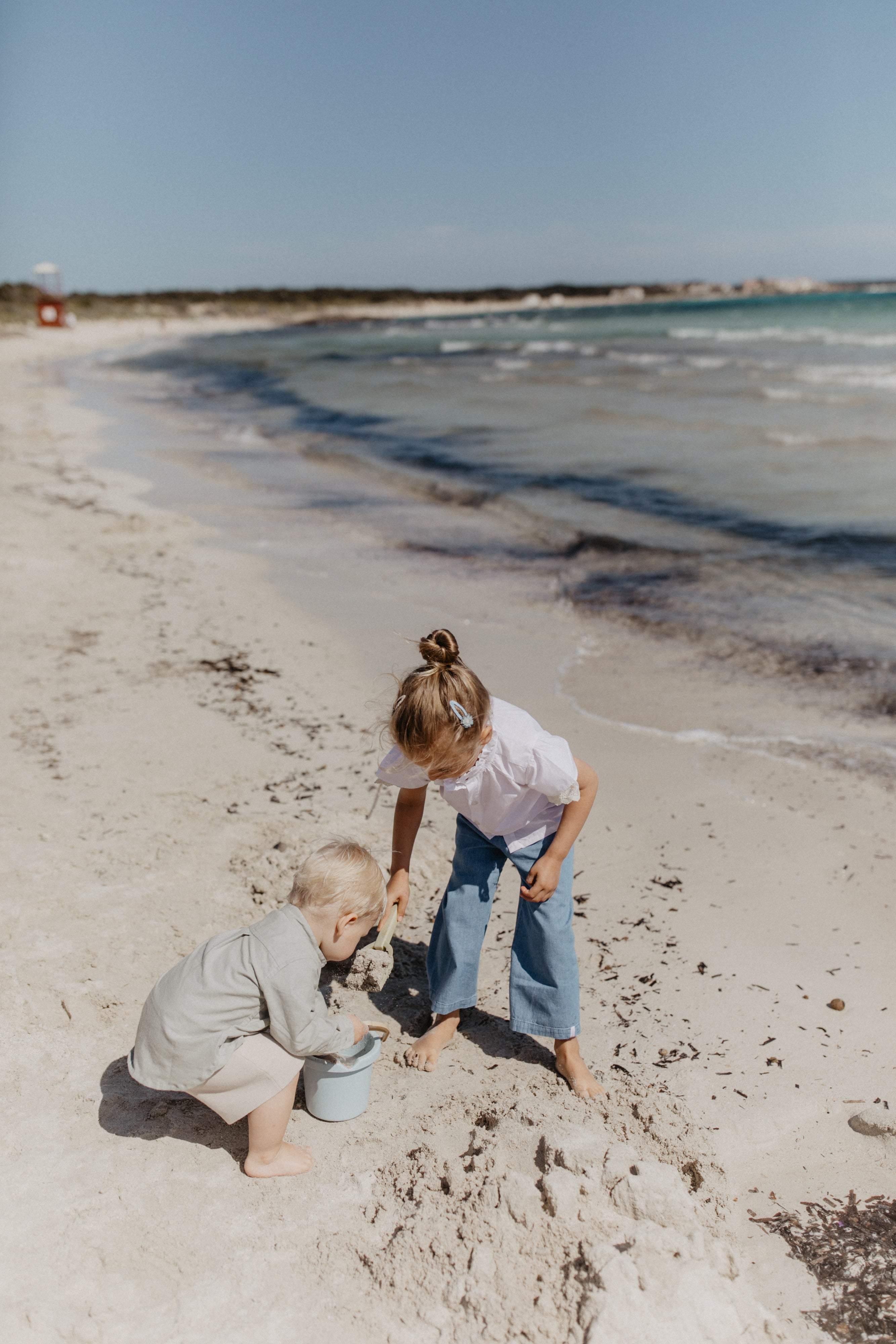 Culotte in Denim Optic