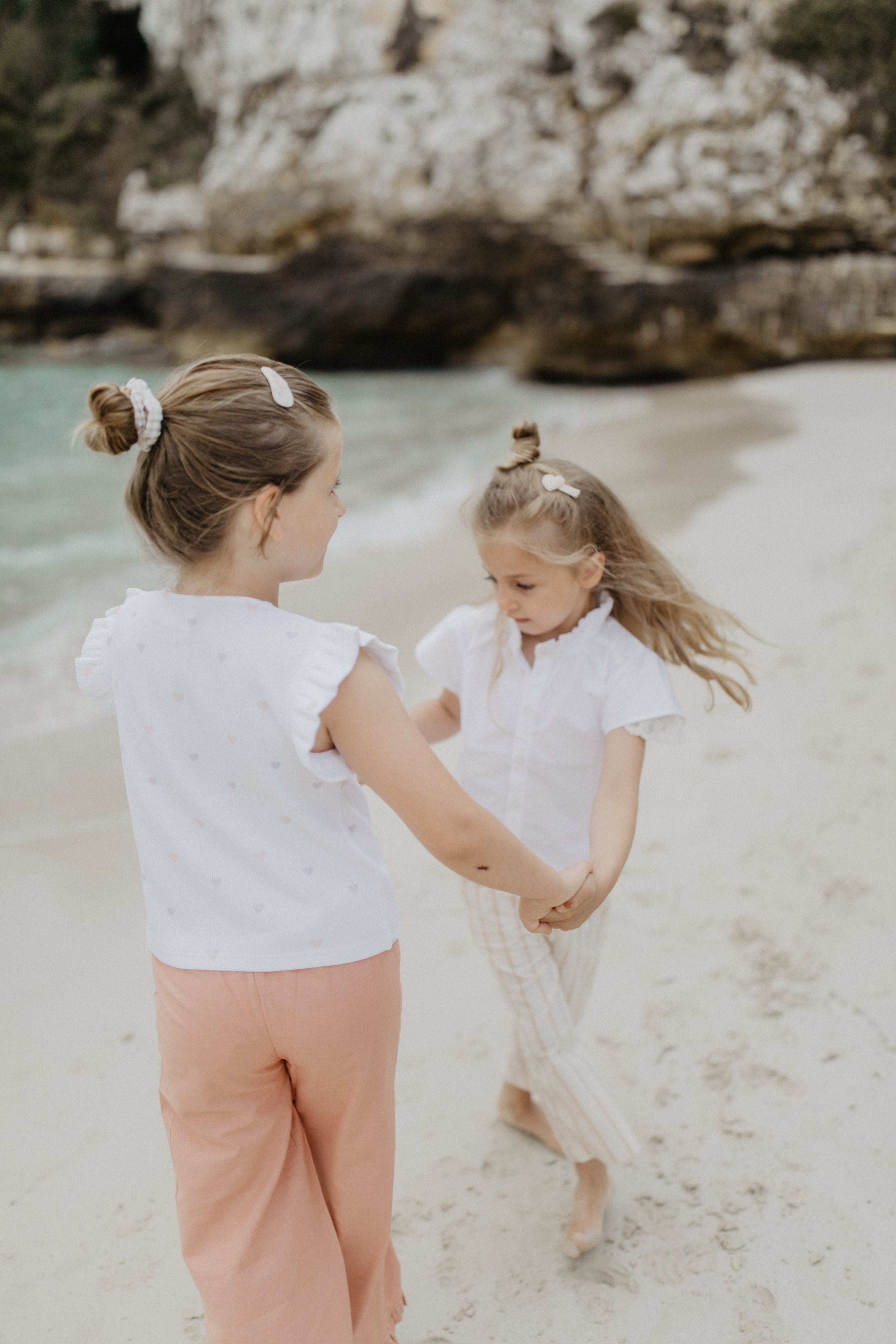 Frill Sleeve Top ‘Hearts’