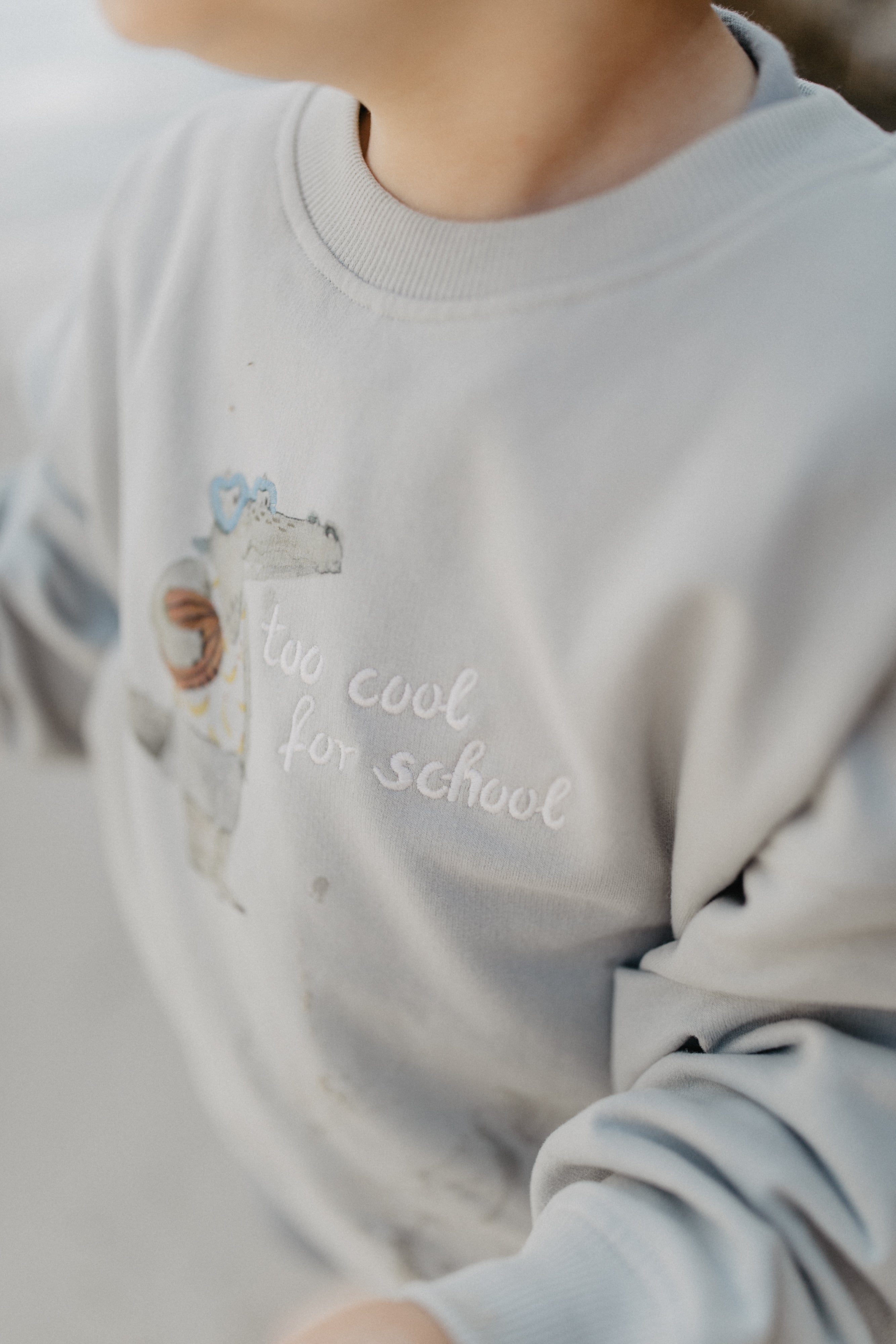 Unisex Oversized Sweatshirt ‘Too Cool for School’