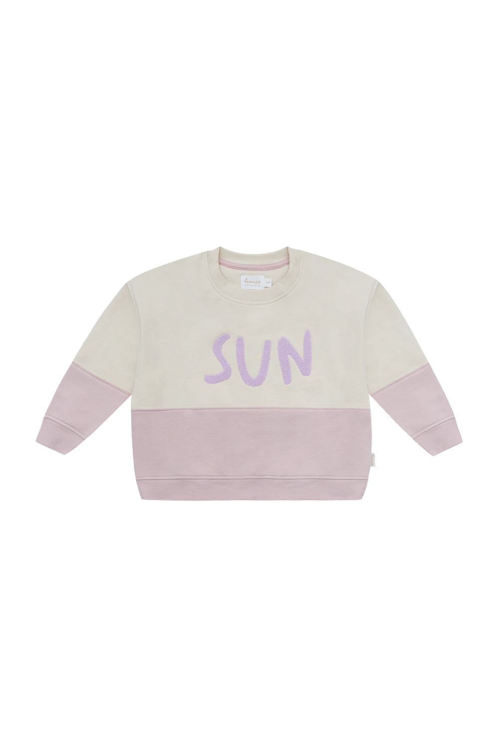 Unisex Oversized Sweatshirt ‘Sun’ in Cappuccino