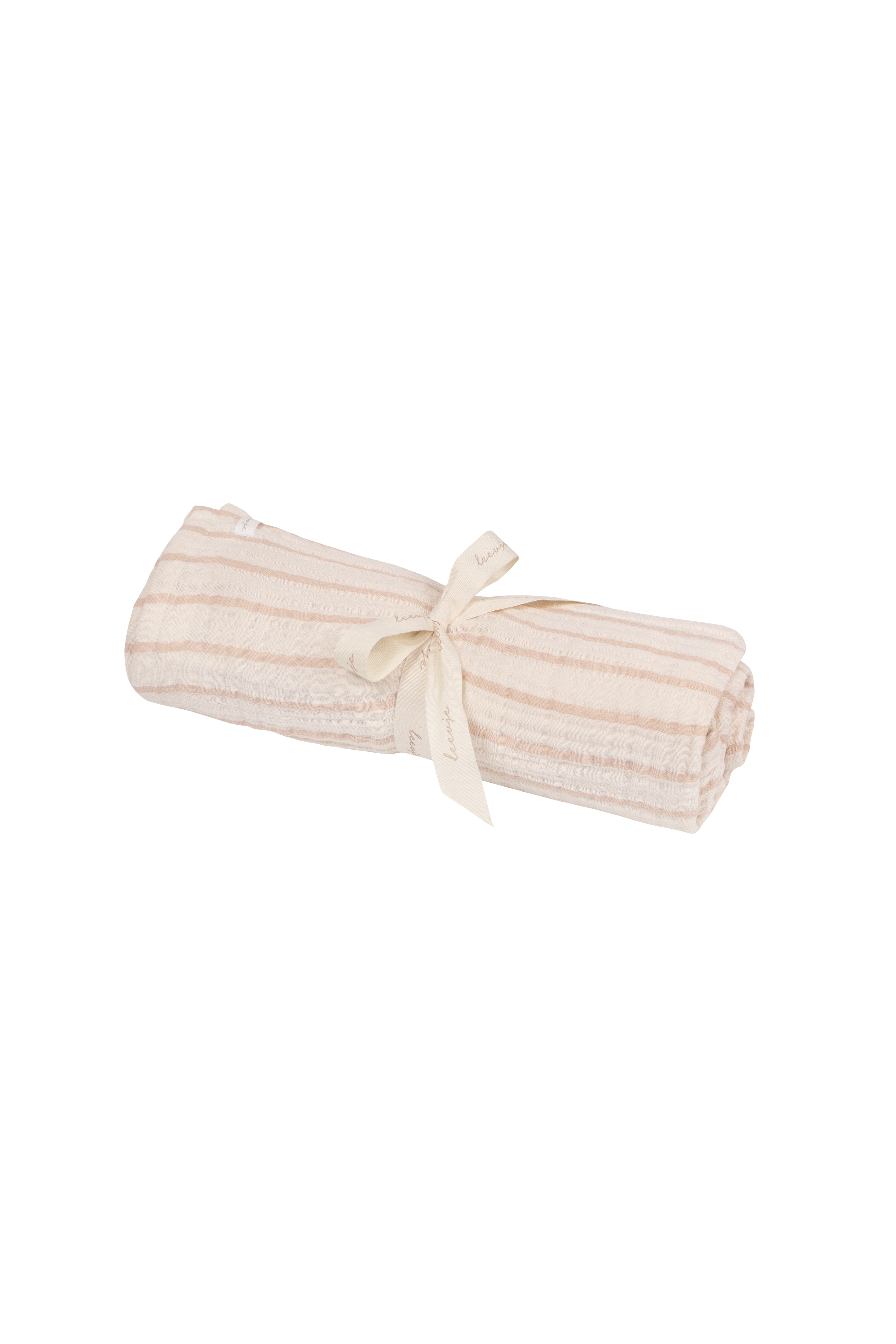 Large Muslin Cloth 'Beige Stripes'
