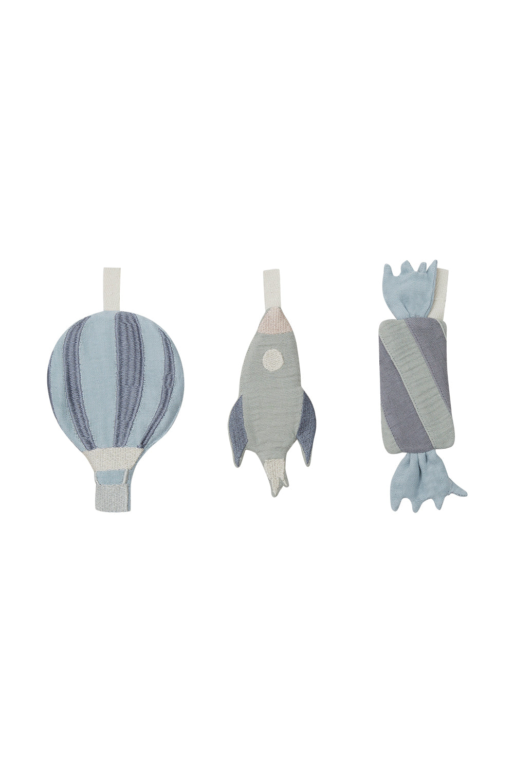 Garland Pendant Set 'Hot Air Balloon, Rocket & Candy'