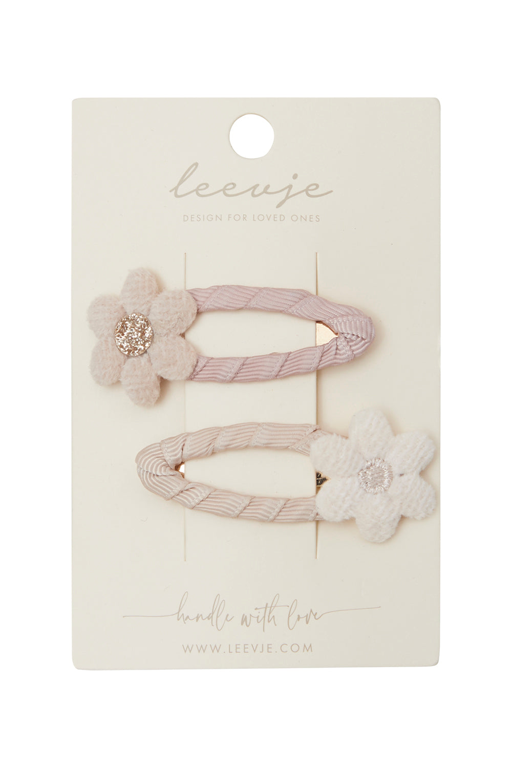 Hair Clips 'Flower Clips', Set of 2