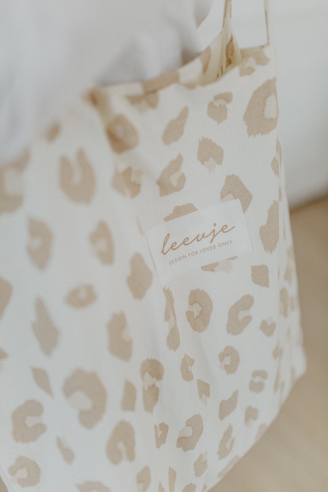 Fabric Tote Bag 'Leoprint'