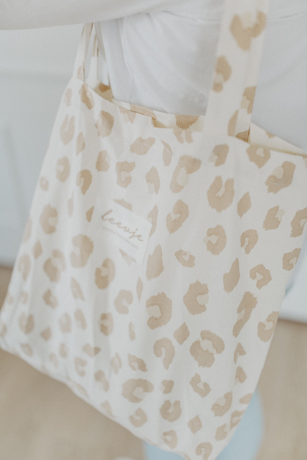 Fabric Tote Bag 'Leoprint'