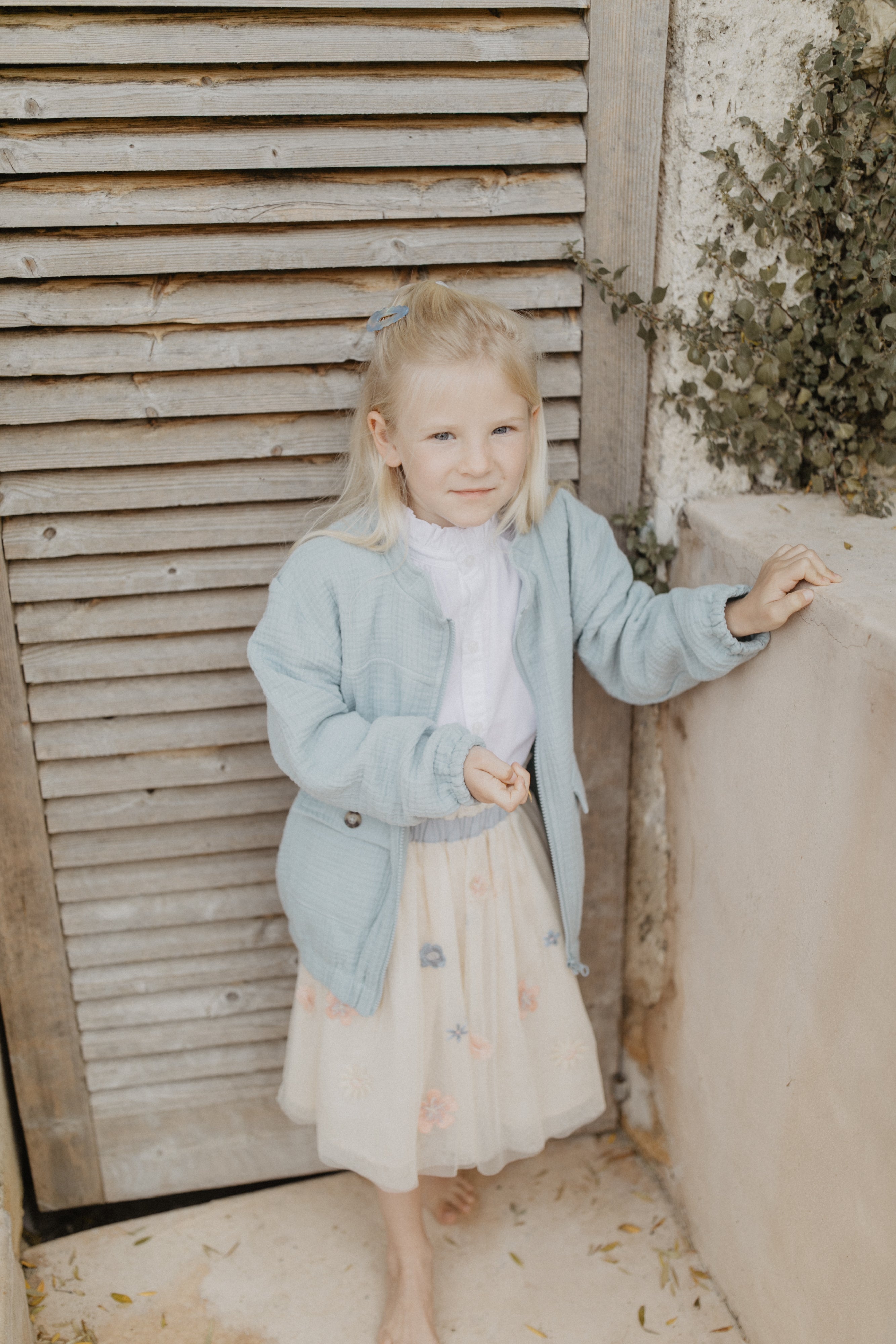 Embroidered Tulle Skirt ‘Flowers’