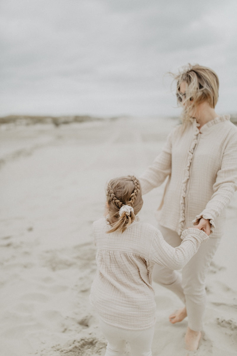 Mini-Me Musselinbluse 'cappuccino' für Frauen