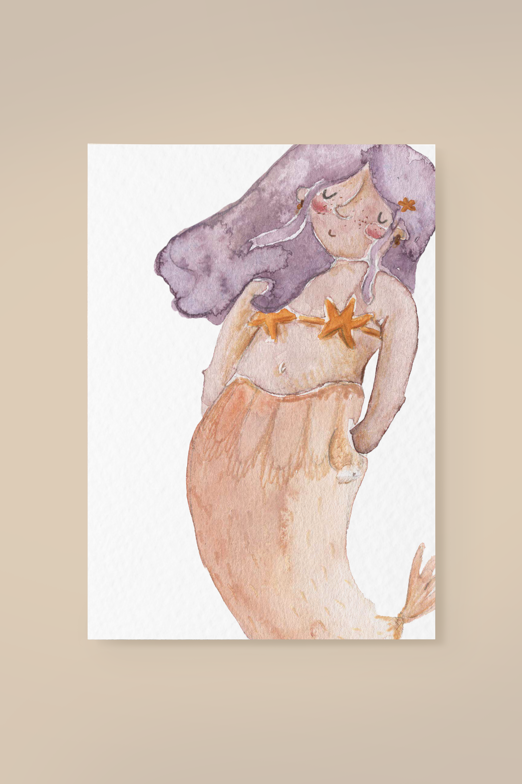 Postkarte Mermaid