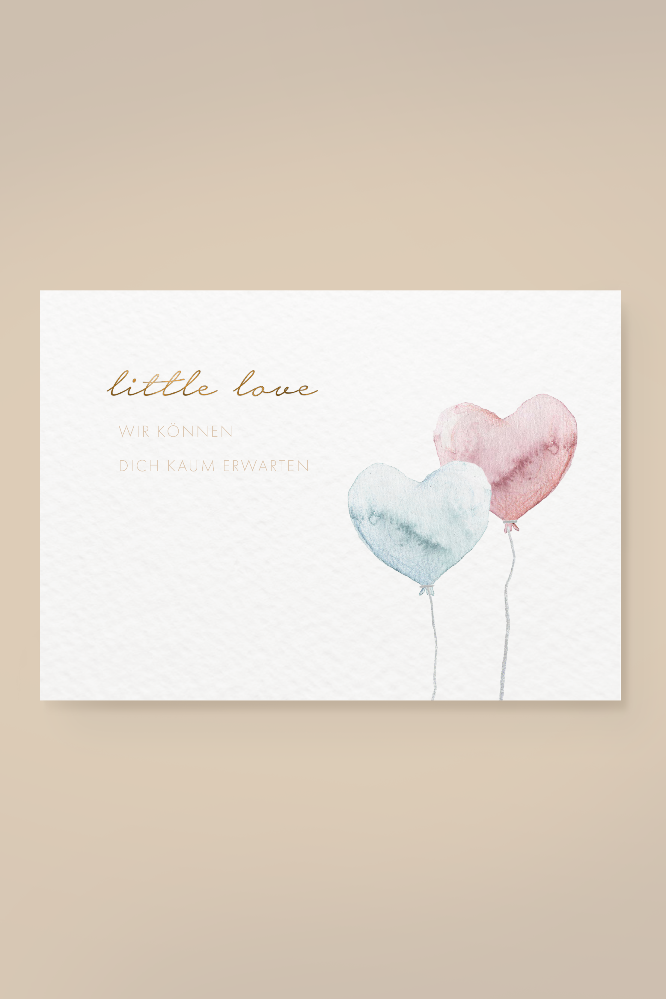 Postkarte 'little love'