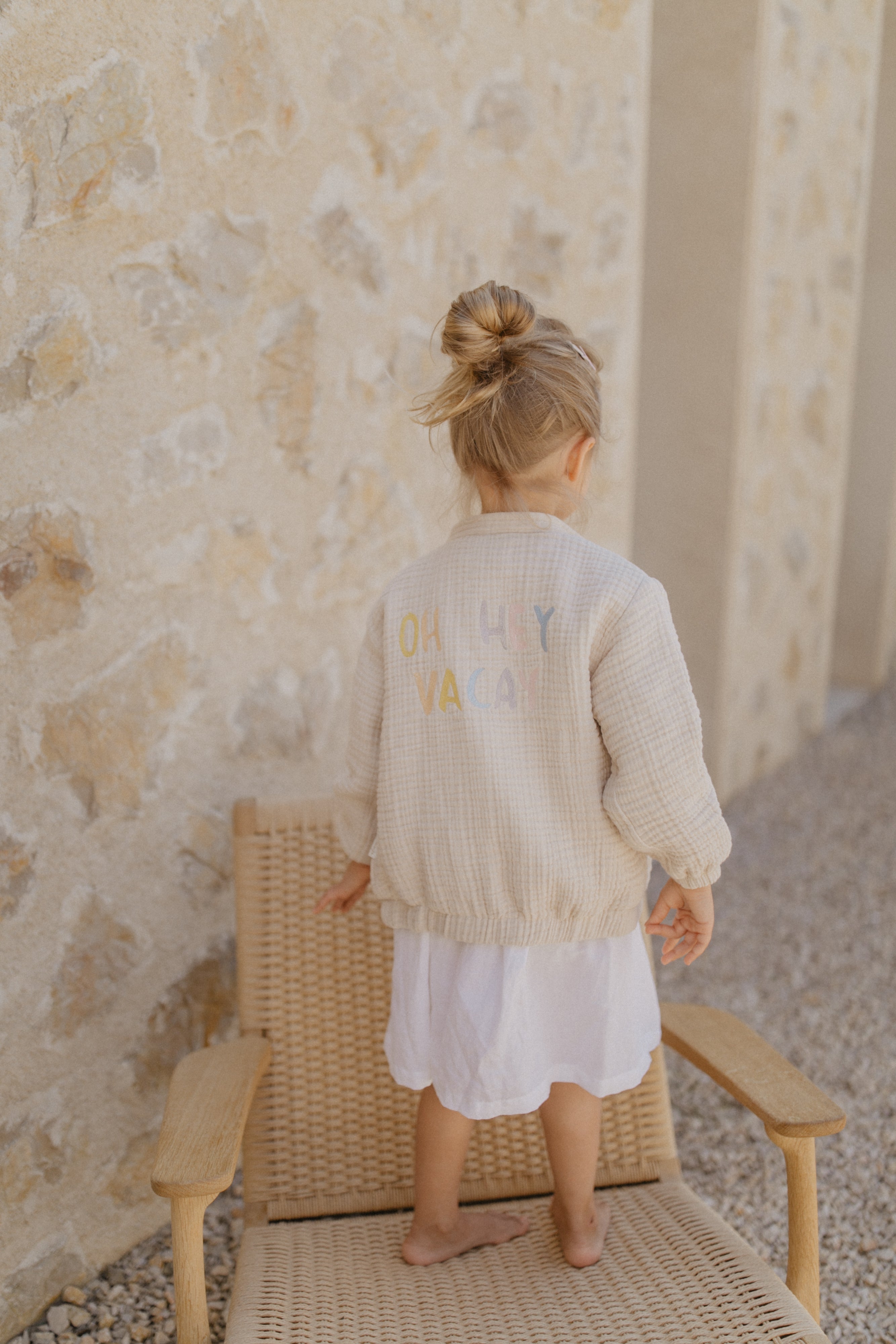 Musselin Jacke 'oh hey vacay'