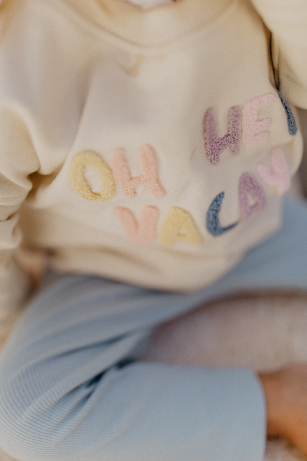 Oversized Sweatshirt 'oh hey vacay'