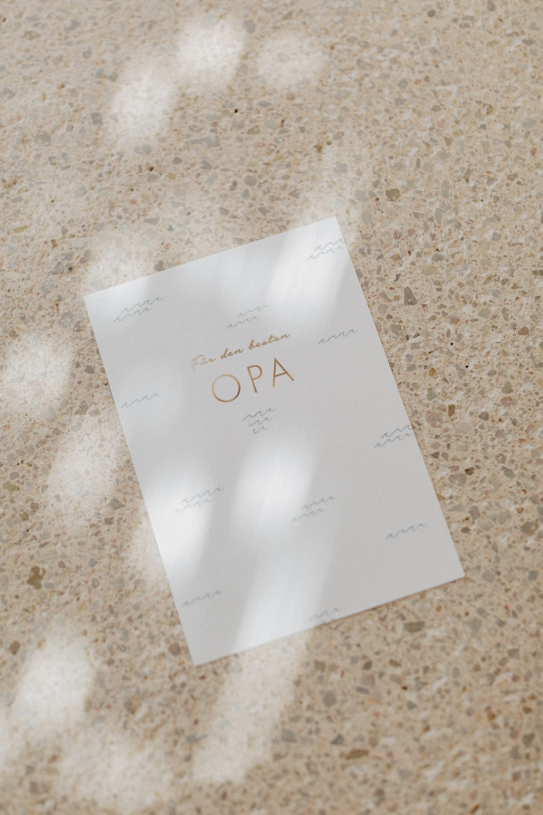 Postkarte Opa