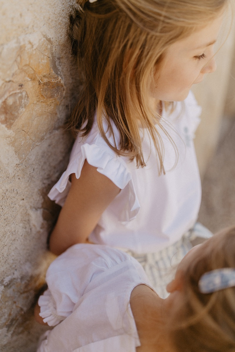 T-Shirt 'octopus' mit Rüschen