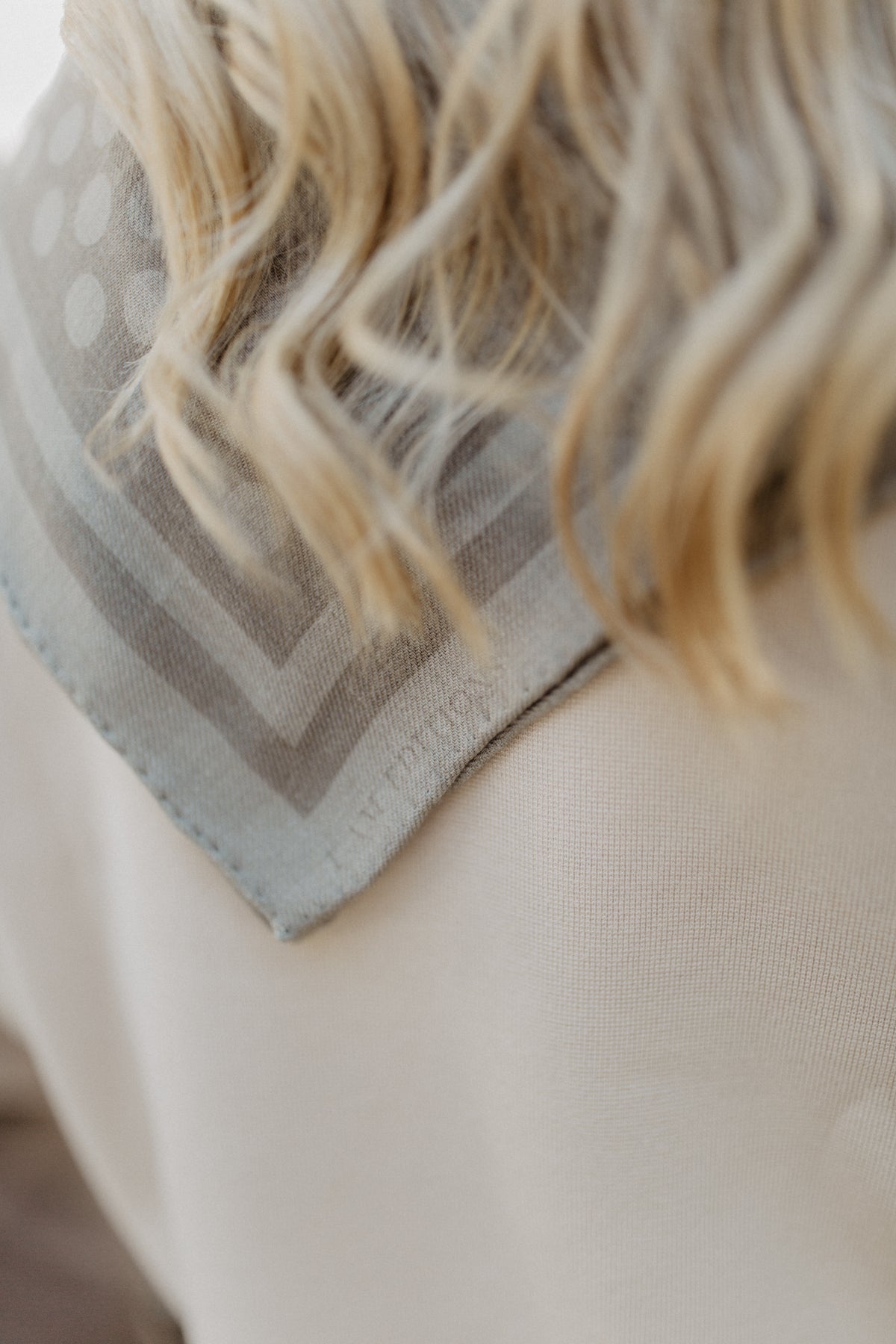Wool Scarf | Polka Dots