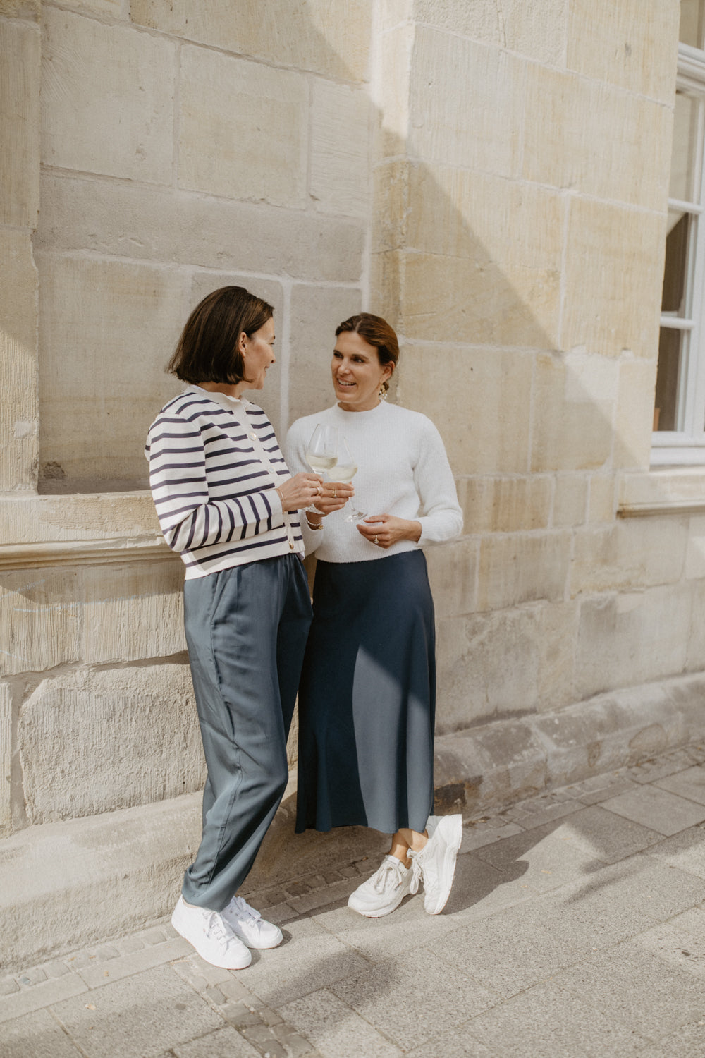 Hose aus Modal-Tencel in Navy