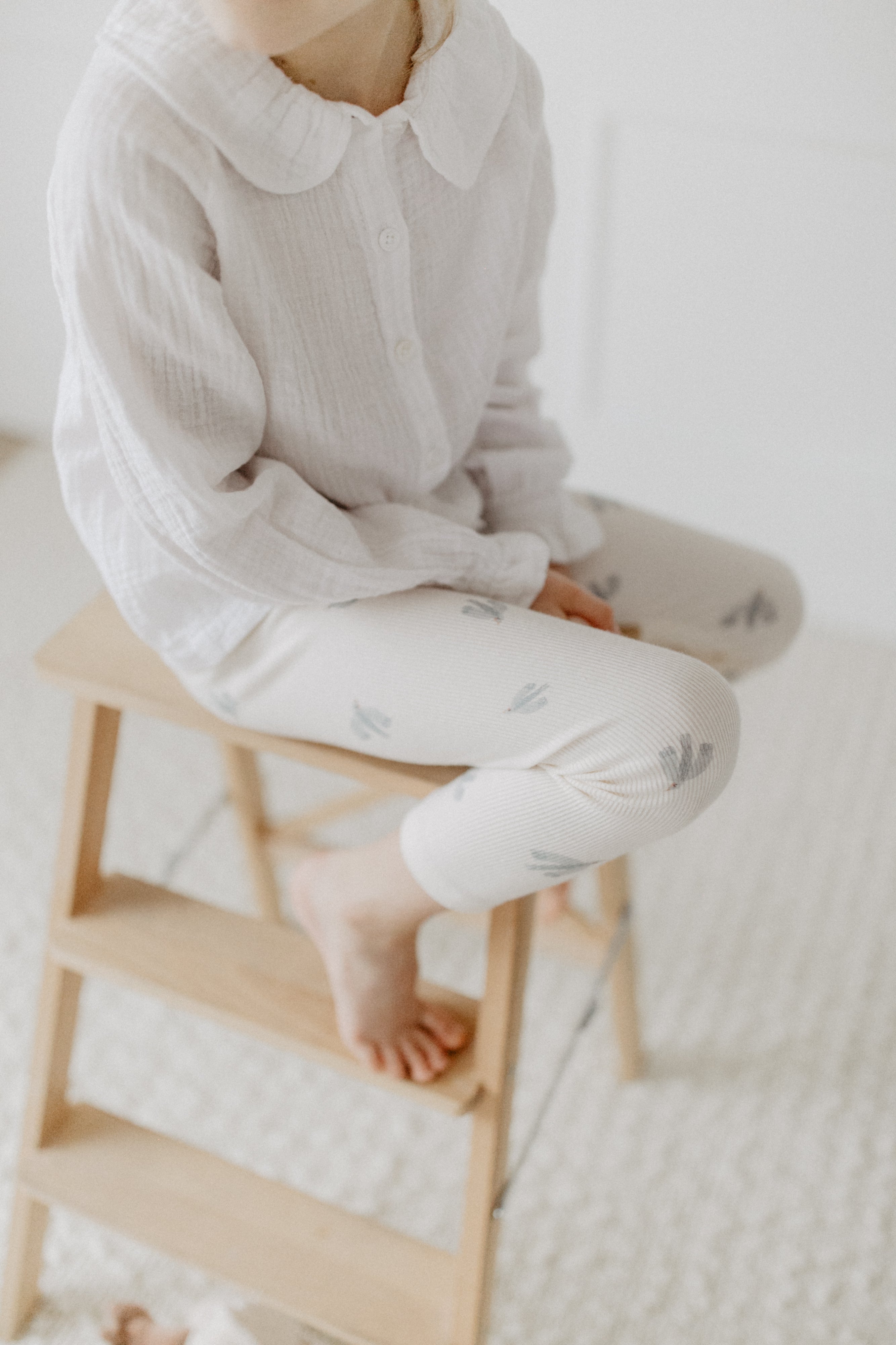 Leggings 'birds' aus Bio-Baumwolle