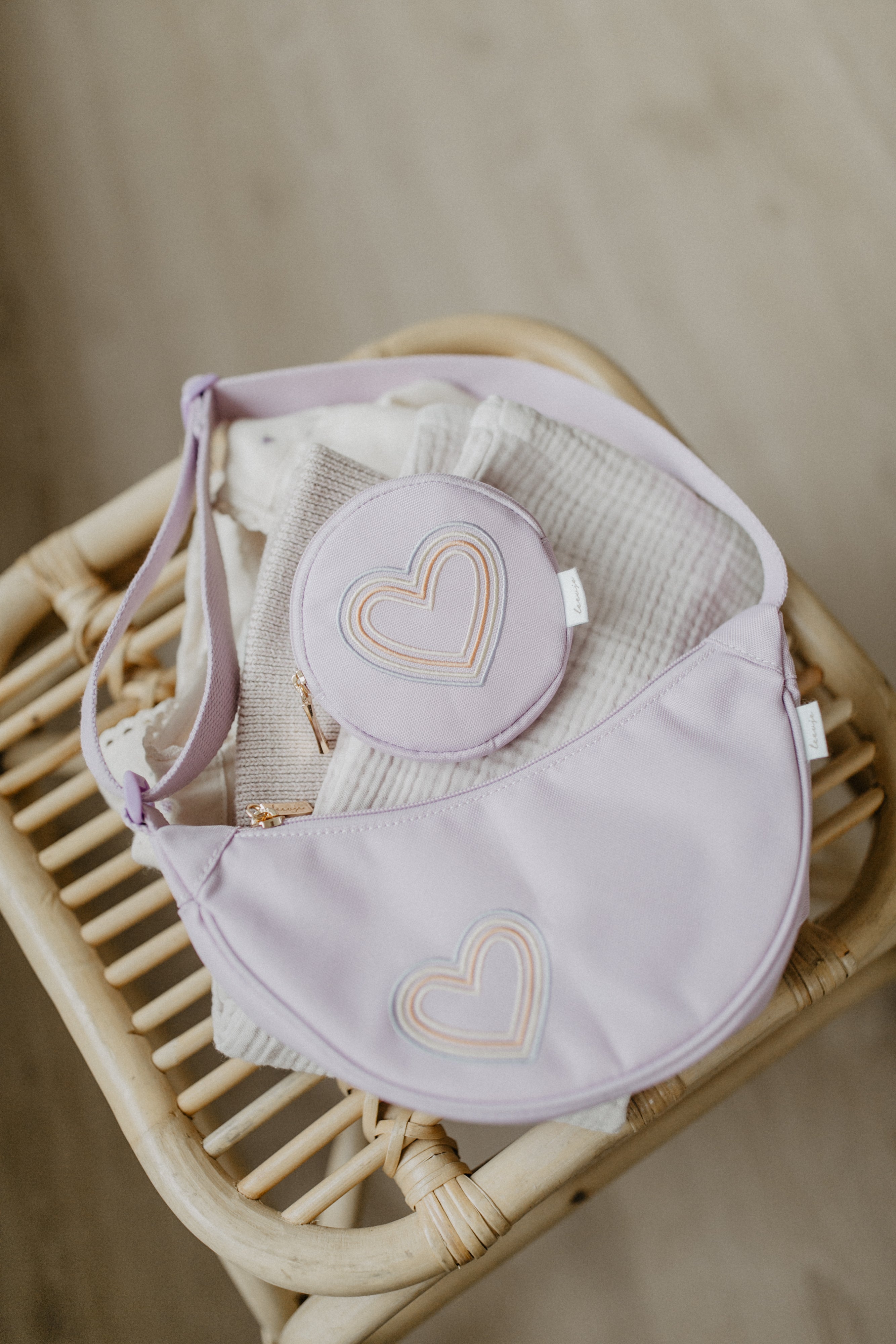 Bauchtasche 'rainbow heart'
