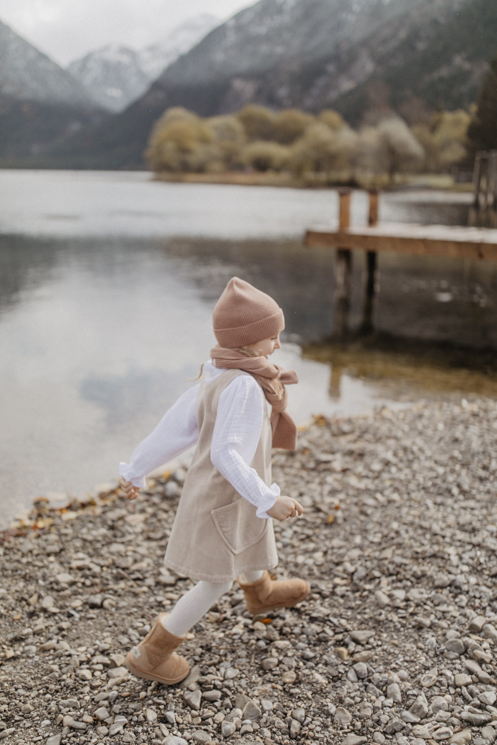Corduroy Dress with Pockets 'dusty rose'