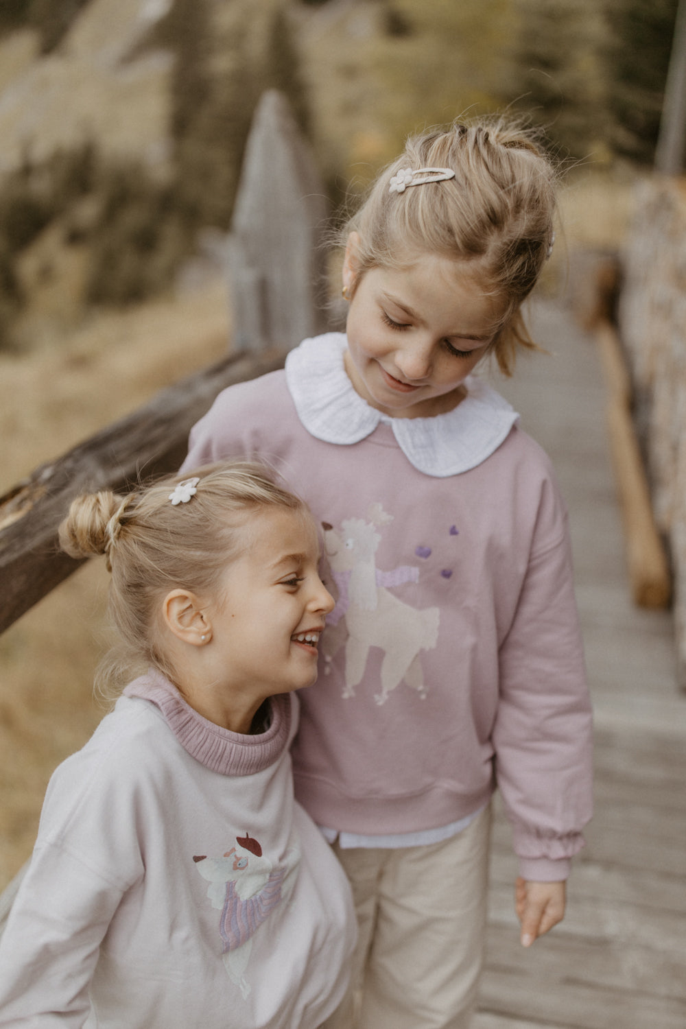 Pointelle Longsleeve with Frill Detail 'lilac'
